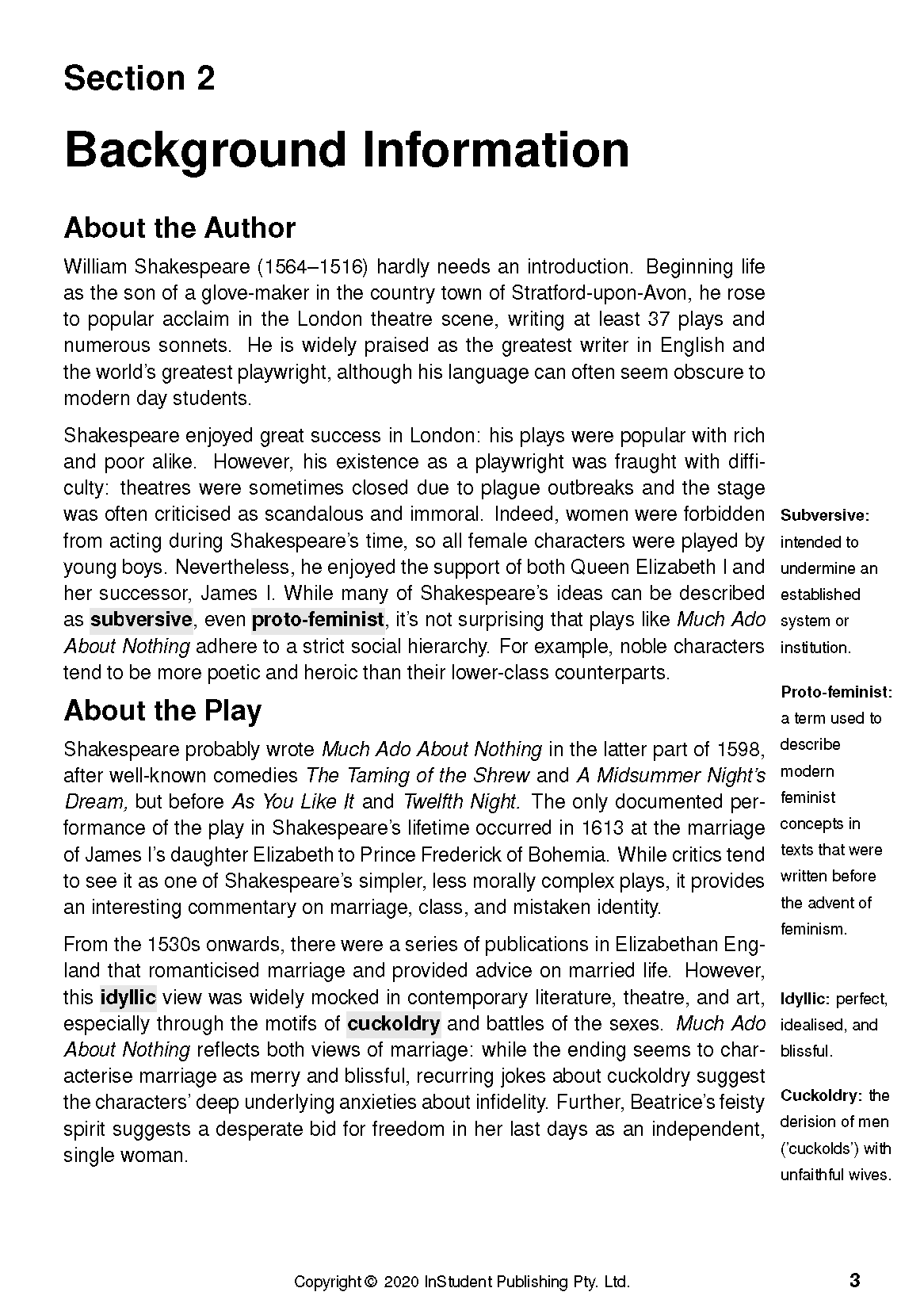 ATAR Notes Text Guide: Much Ado About Nothing by William Shakespeare - Image 7