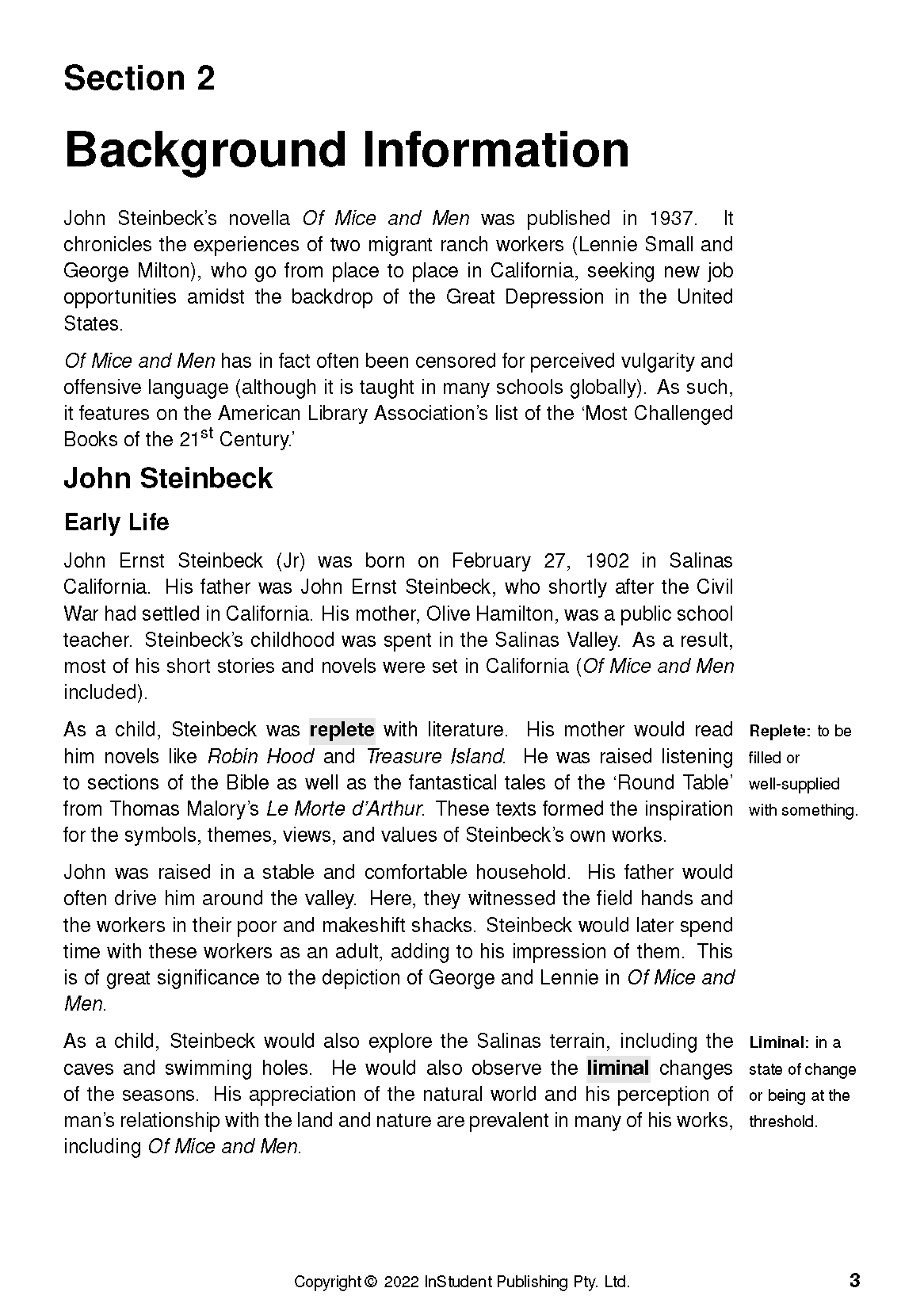 ATAR Notes Text Guide: Of Mice and Men by John Steinbeck - Image 7