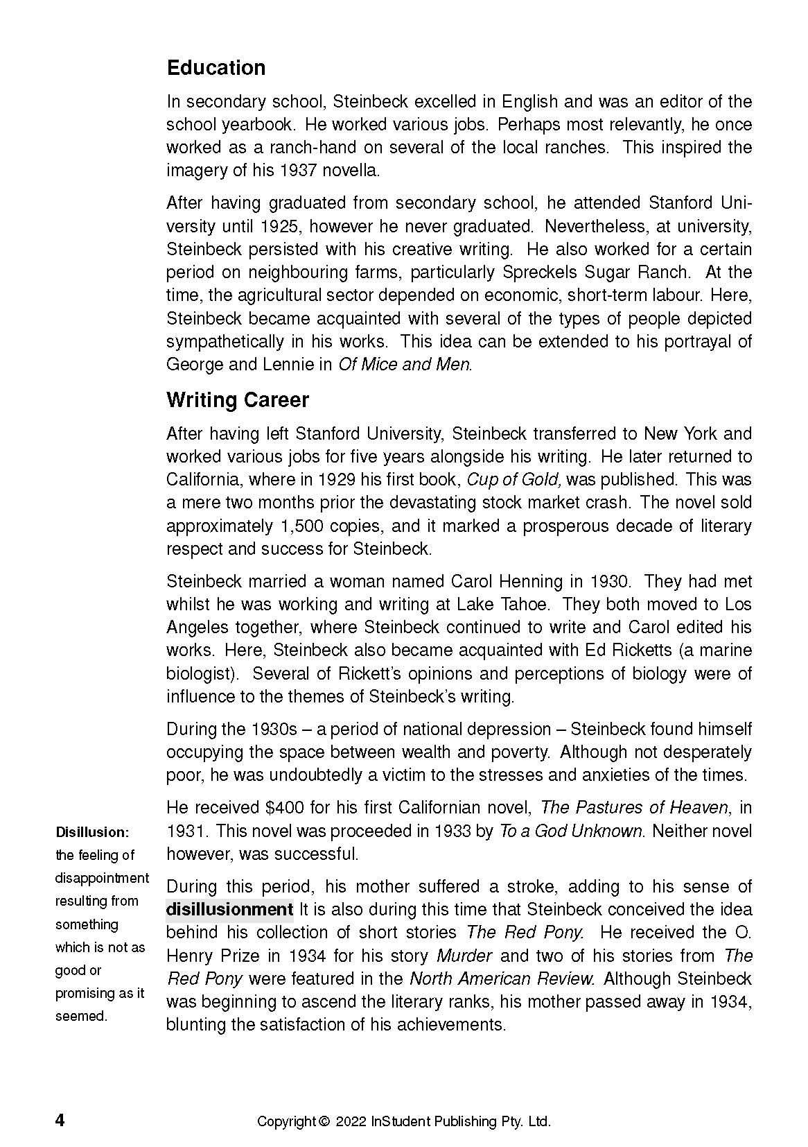 ATAR Notes Text Guide: Of Mice and Men by John Steinbeck - Image 8