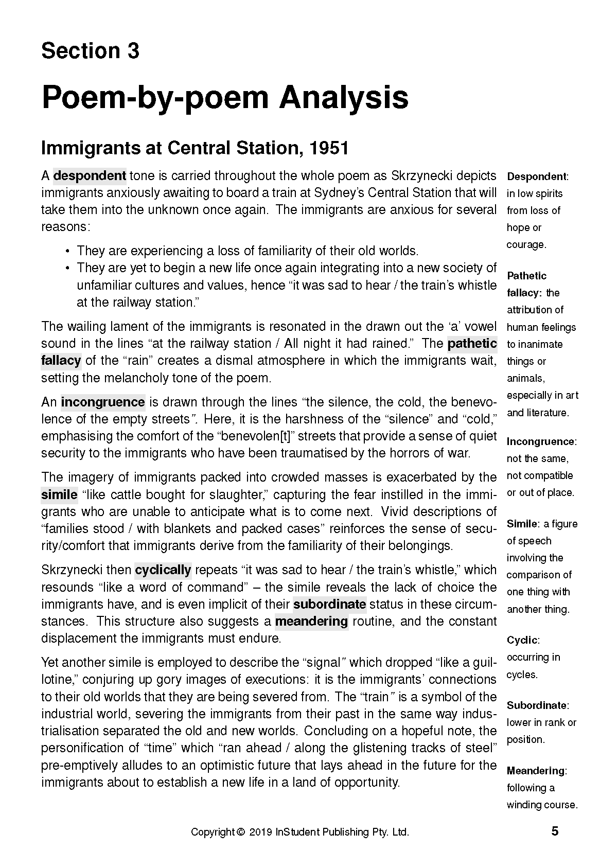 ATAR Notes Text Guide: Old/New World by Peter Skrzynecki - Image 10