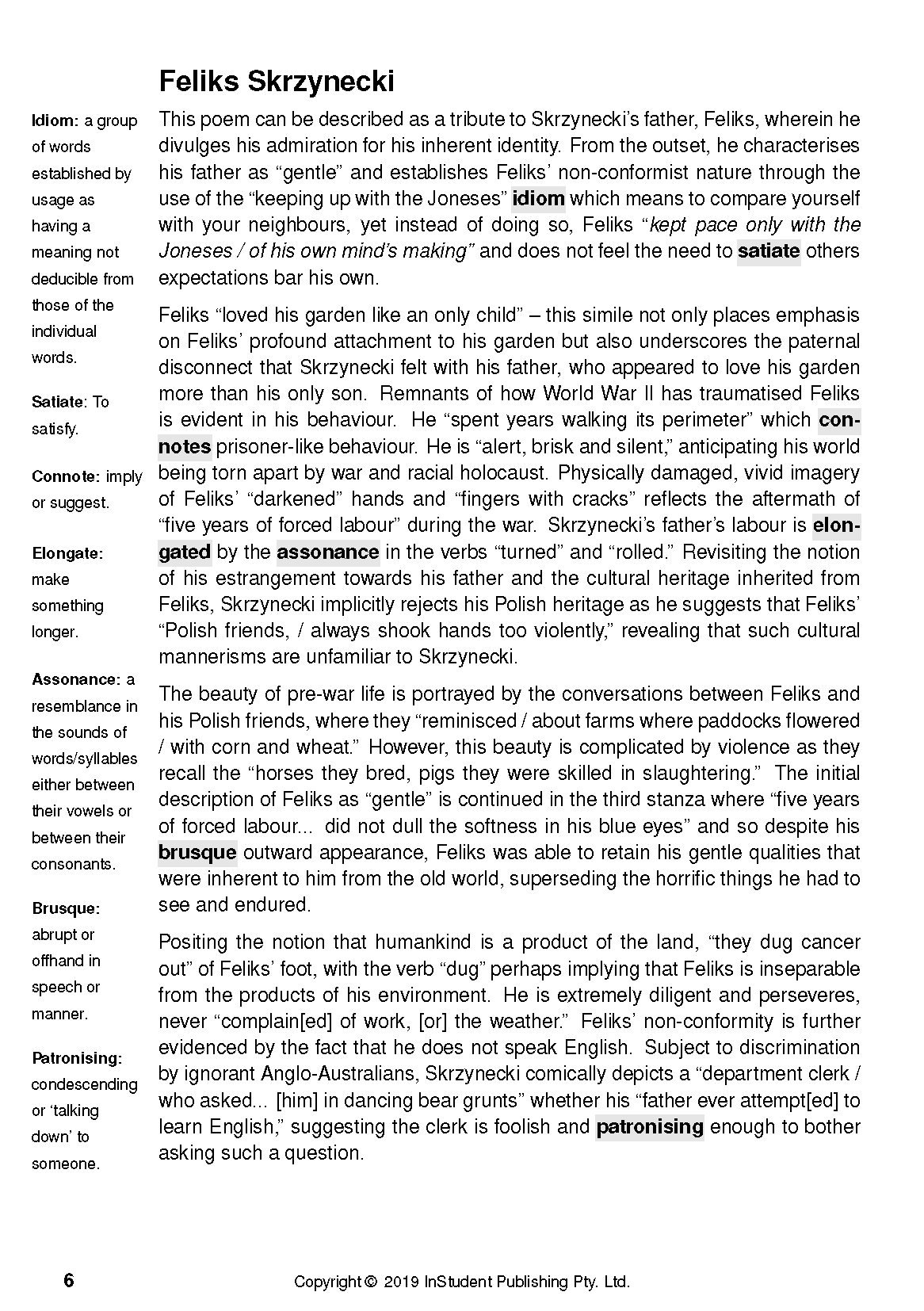 ATAR Notes Text Guide: Old/New World by Peter Skrzynecki - Image 11