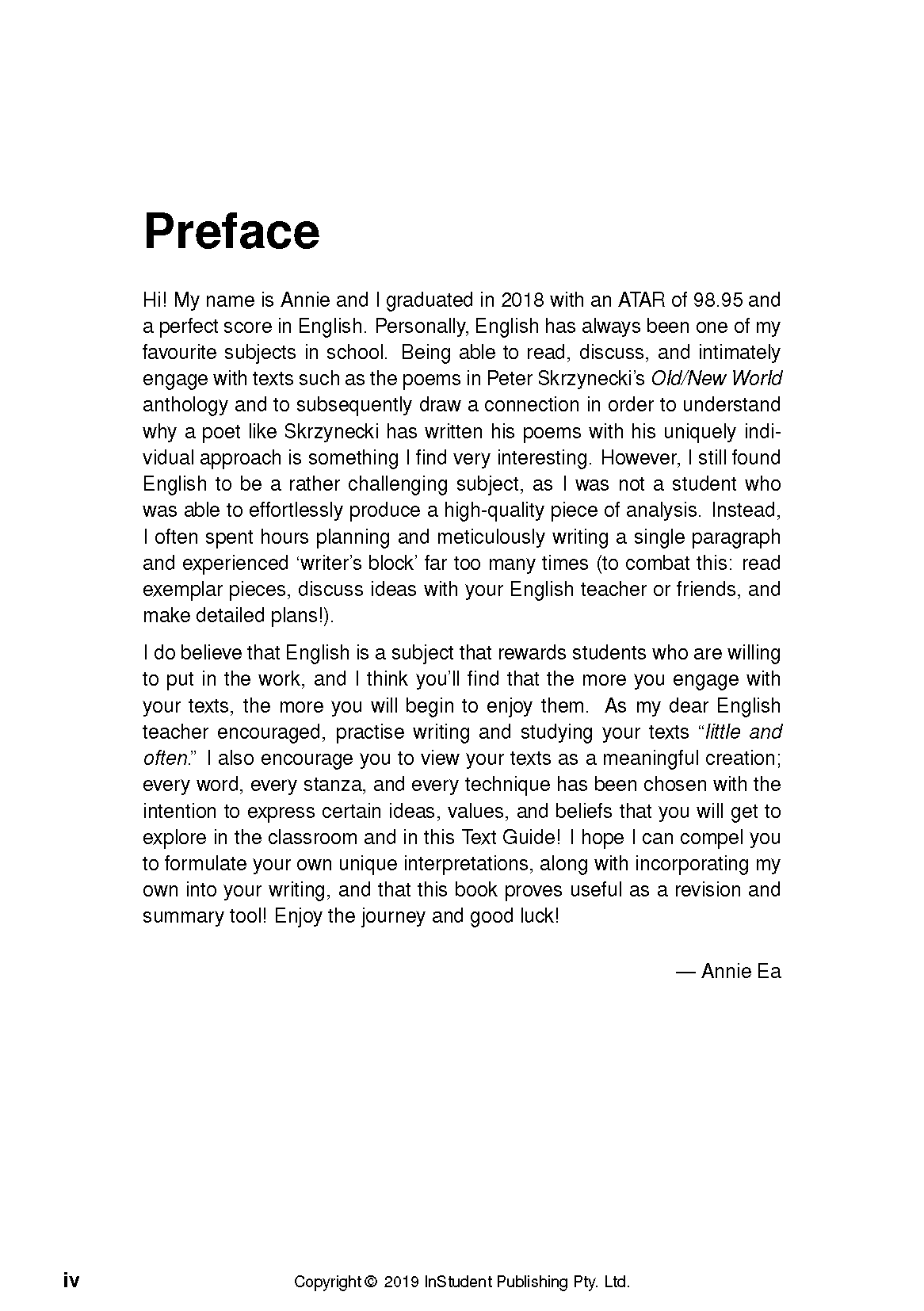 ATAR Notes Text Guide: Old/New World by Peter Skrzynecki - Image 2