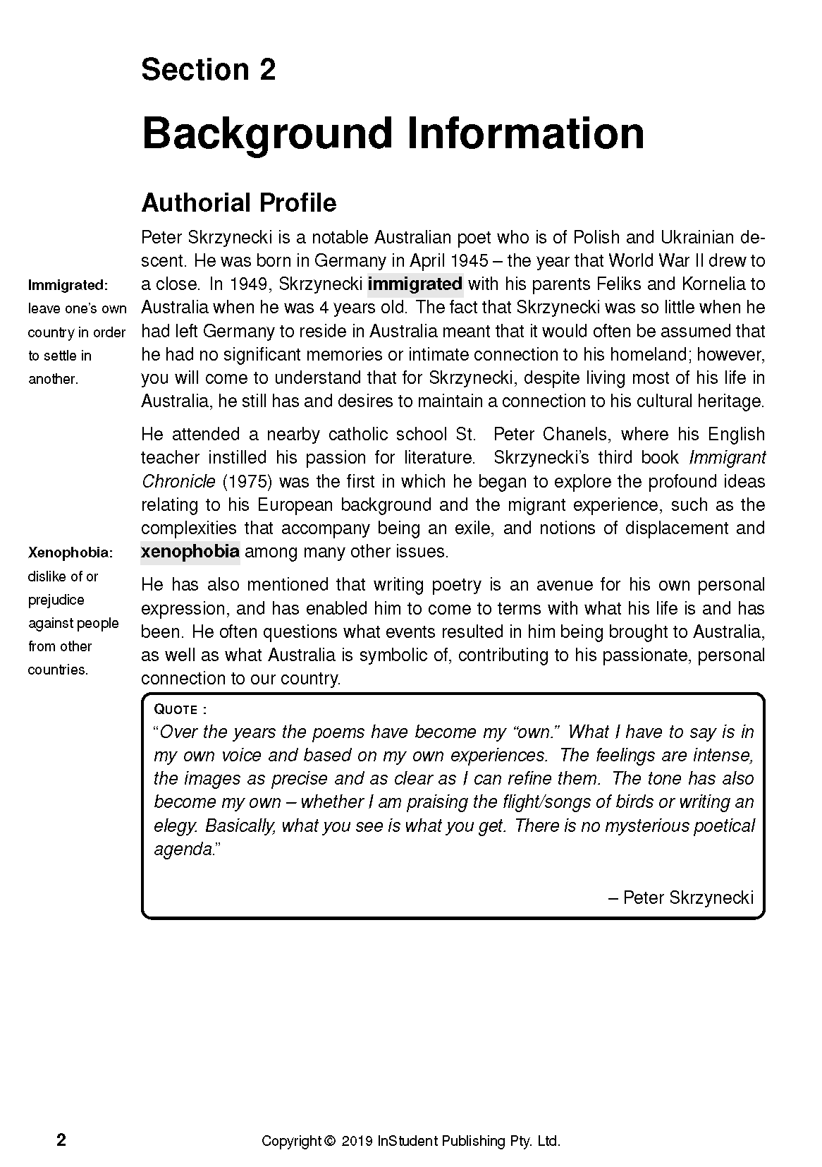 ATAR Notes Text Guide: Old/New World by Peter Skrzynecki - Image 7