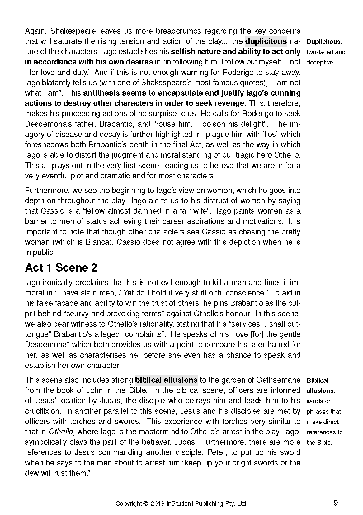 ATAR Notes Text Guide: Othello by William Shakespeare - Image 11