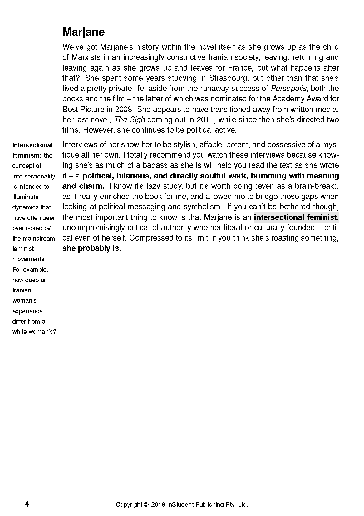 ATAR Notes Text Guide: Persepolis by Marjane Satrapi - Image 9