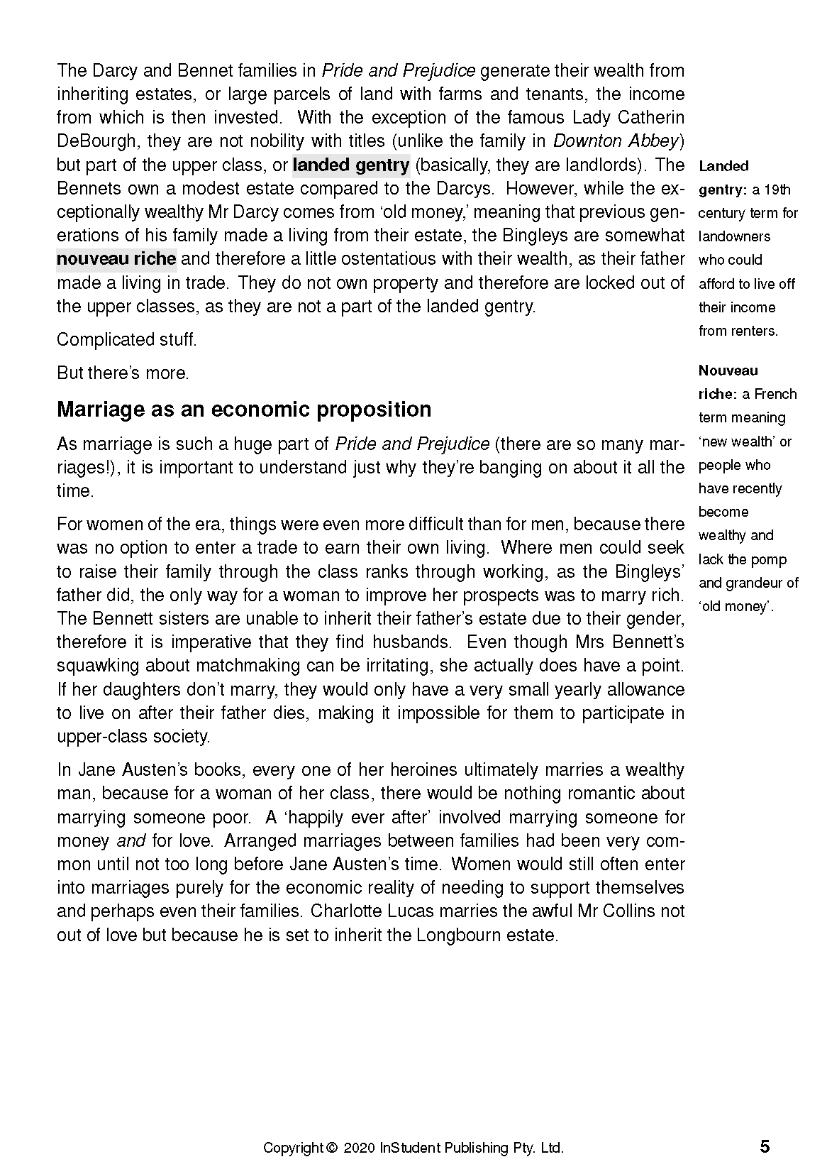 ATAR Notes Text Guide: Pride and Prejudice by Jane Austen - Image 9