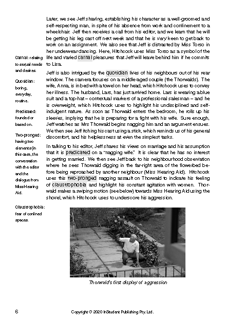 ATAR Notes Text Guide: Rear Window by Alfred Hitchcock - Image 10