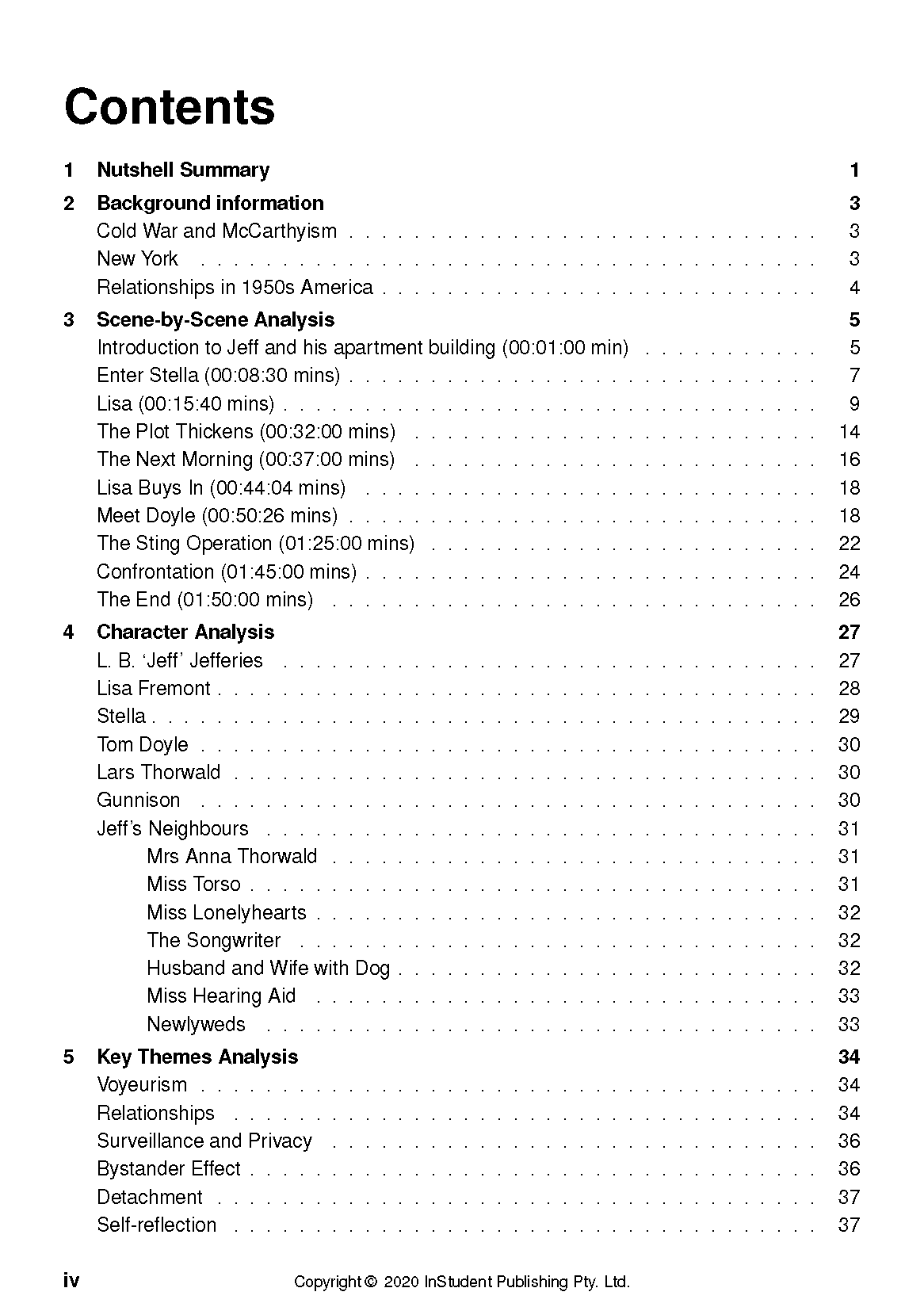 ATAR Notes Text Guide: Rear Window by Alfred Hitchcock - Image 3