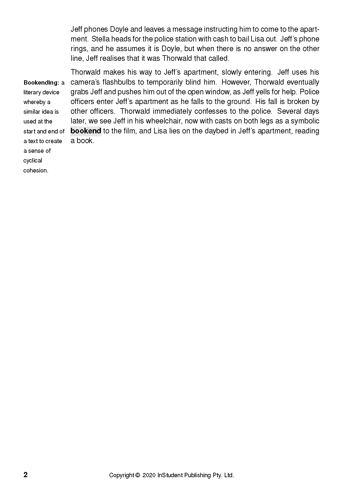 ATAR Notes Text Guide: Rear Window by Alfred Hitchcock - Image 6