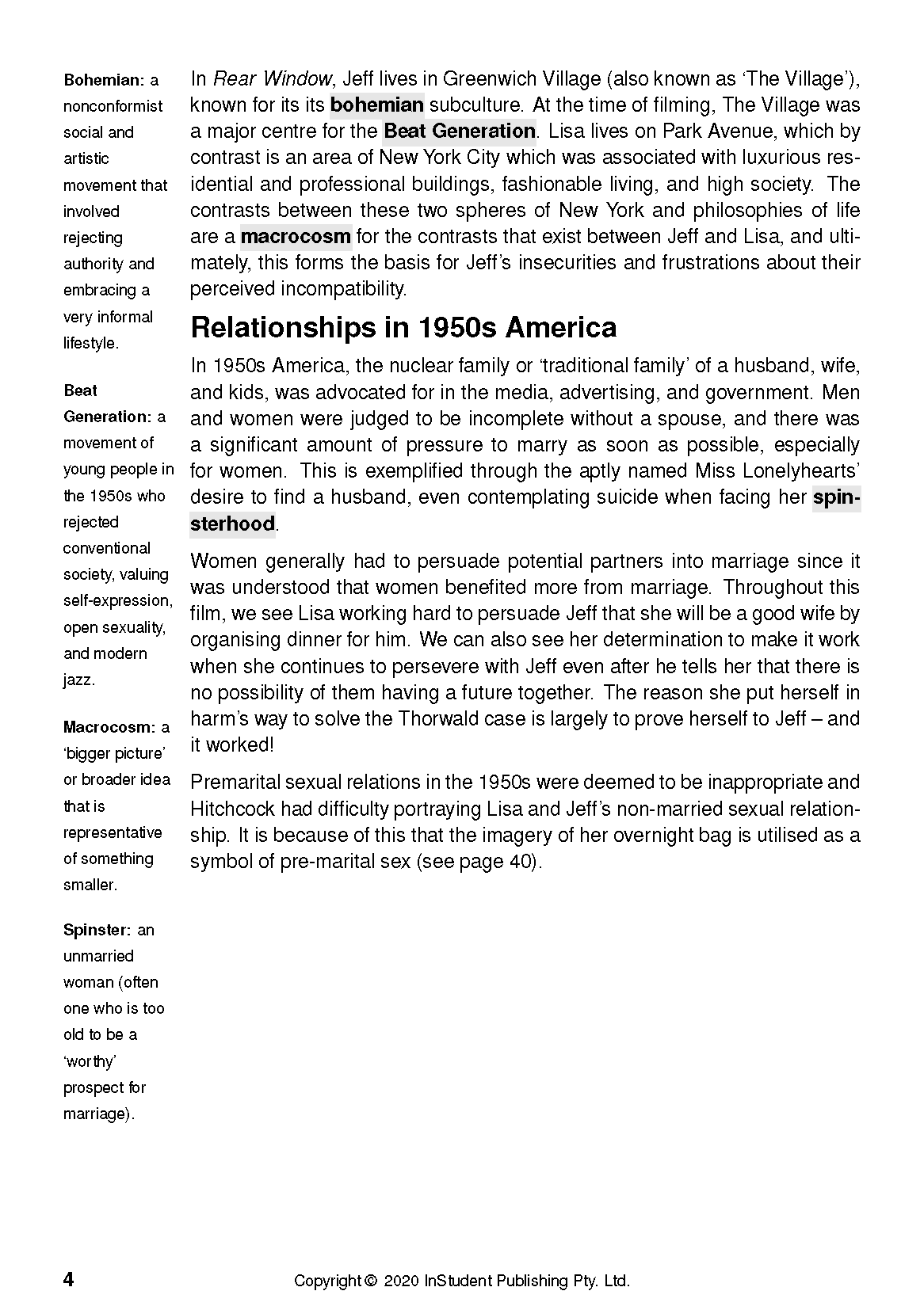 ATAR Notes Text Guide: Rear Window by Alfred Hitchcock - Image 8