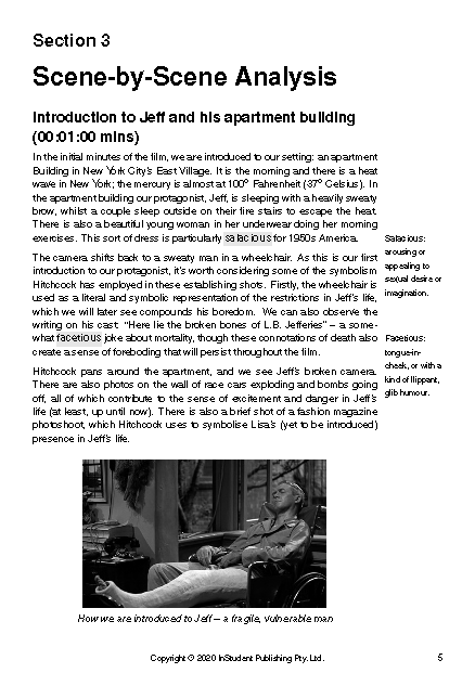 ATAR Notes Text Guide: Rear Window by Alfred Hitchcock - Image 9