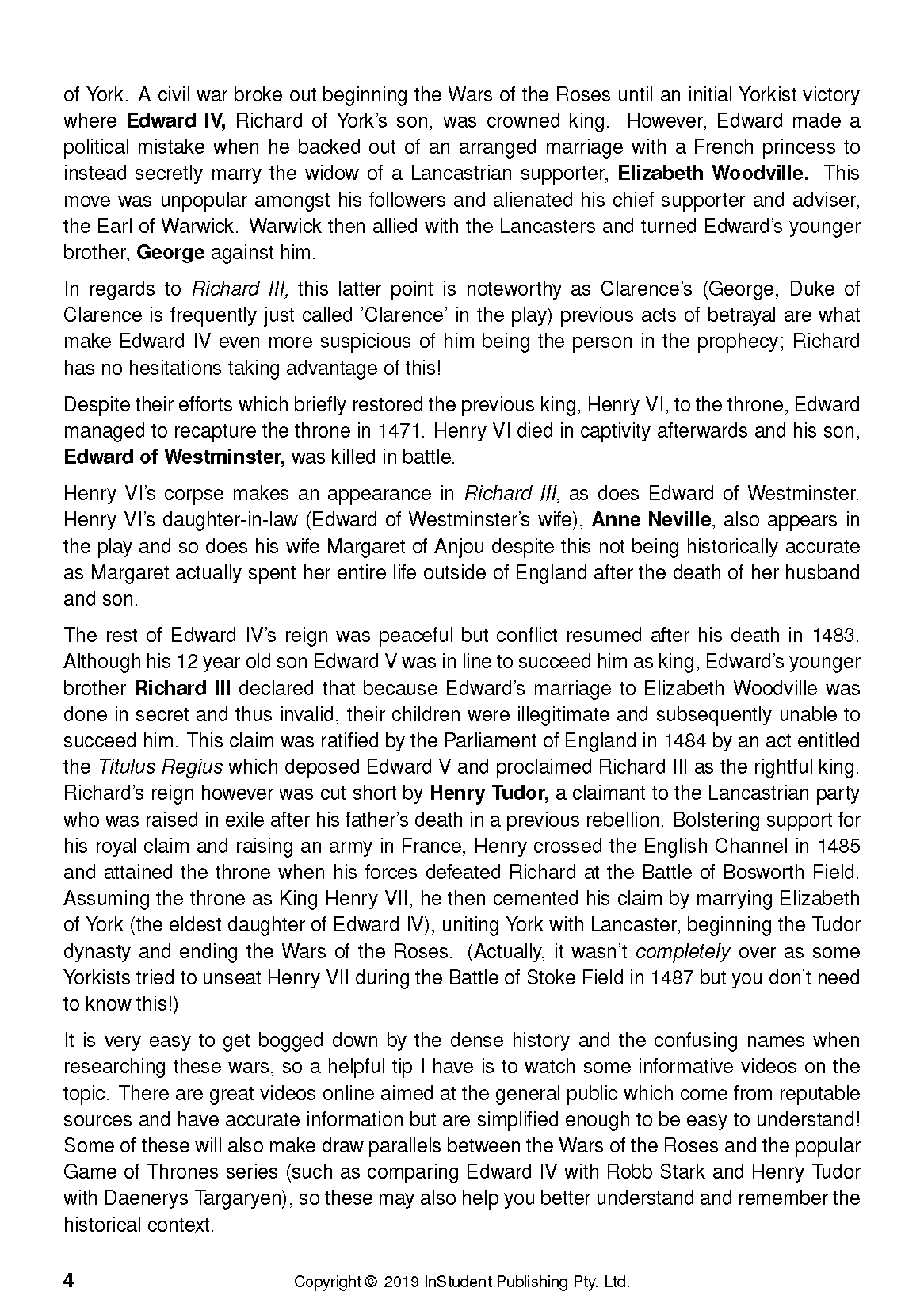 ATAR Notes Text Guide: Richard III by William Shakespeare - Image 10