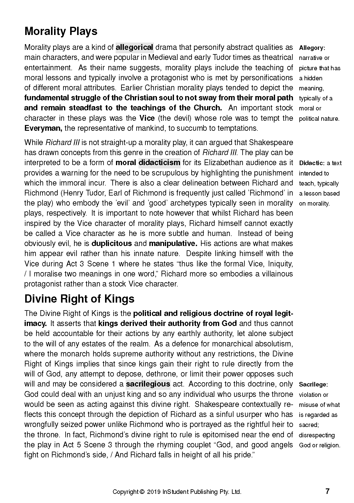 ATAR Notes Text Guide: Richard III by William Shakespeare - Image 13