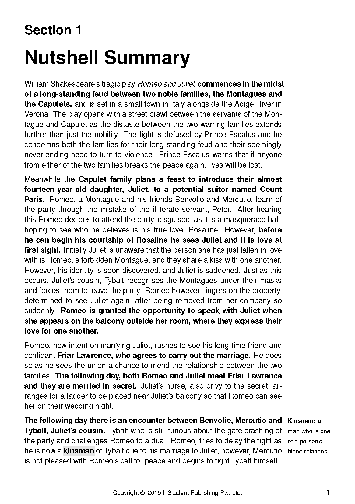 ATAR Notes Text Guide: Romeo and Juliet by William Shakespeare - Image 6