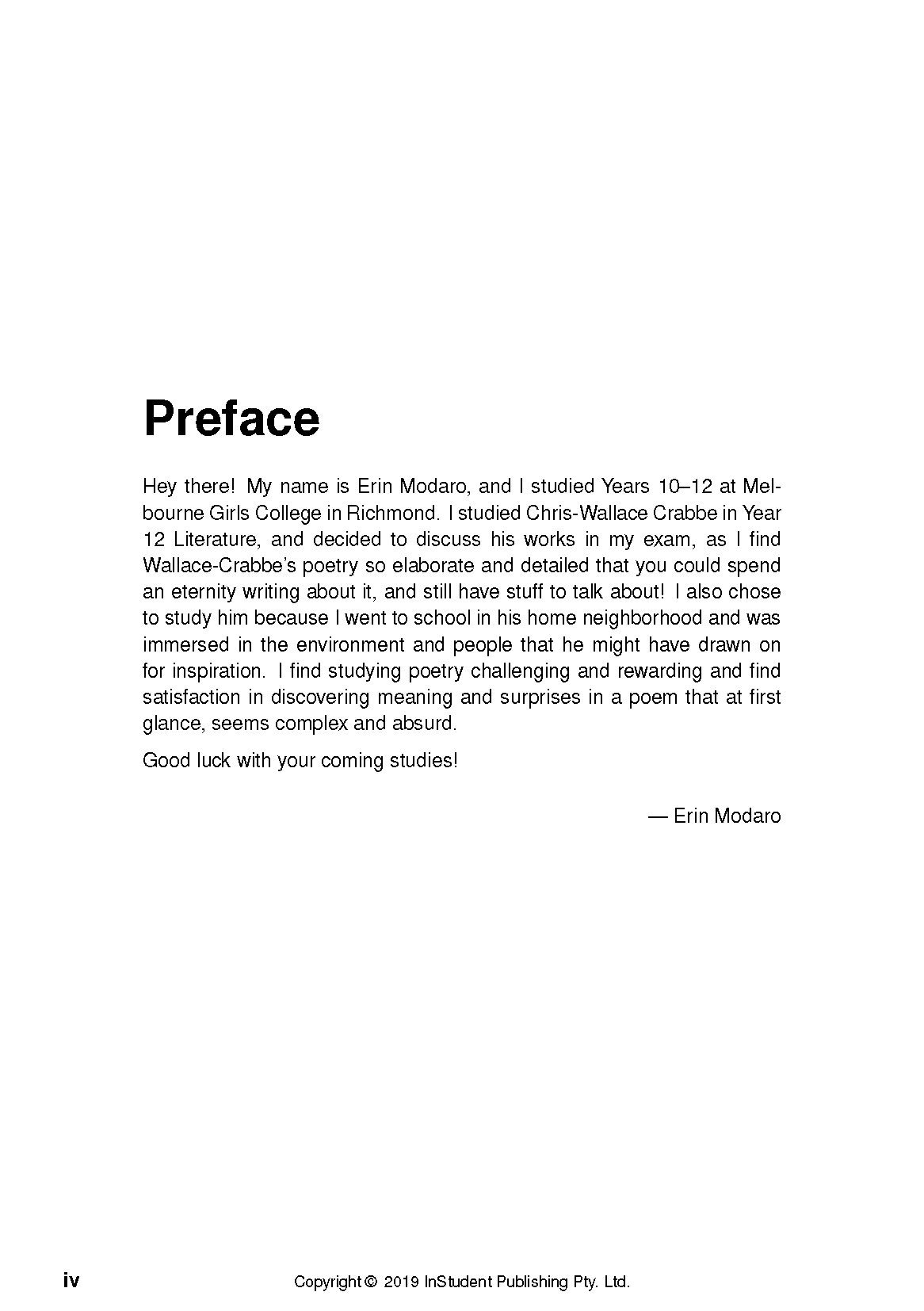 ATAR Notes Text Guide: Selected Poems by Chris Wallace-Crabbe - Image 2