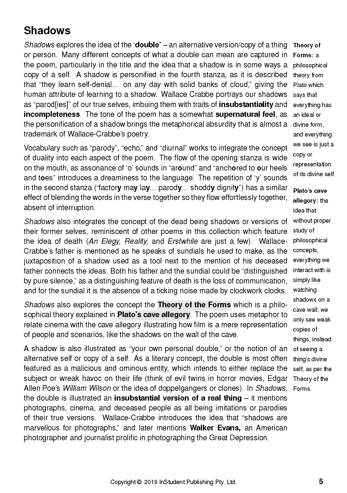 ATAR Notes Text Guide: Selected Poems by Chris Wallace-Crabbe - Image 8