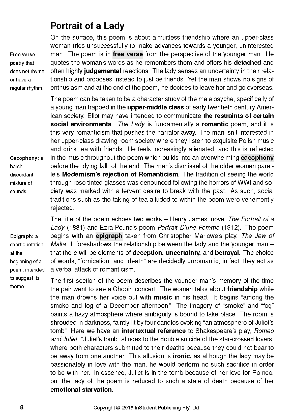 ATAR Notes Text Guide: Selected Poems by T.S. Eliot - Image 12