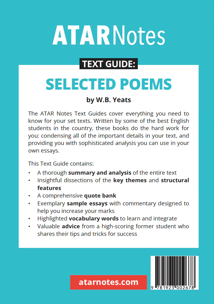 ATAR Notes Text Guide: Selected Poems by W.B. Yeats - Image 12