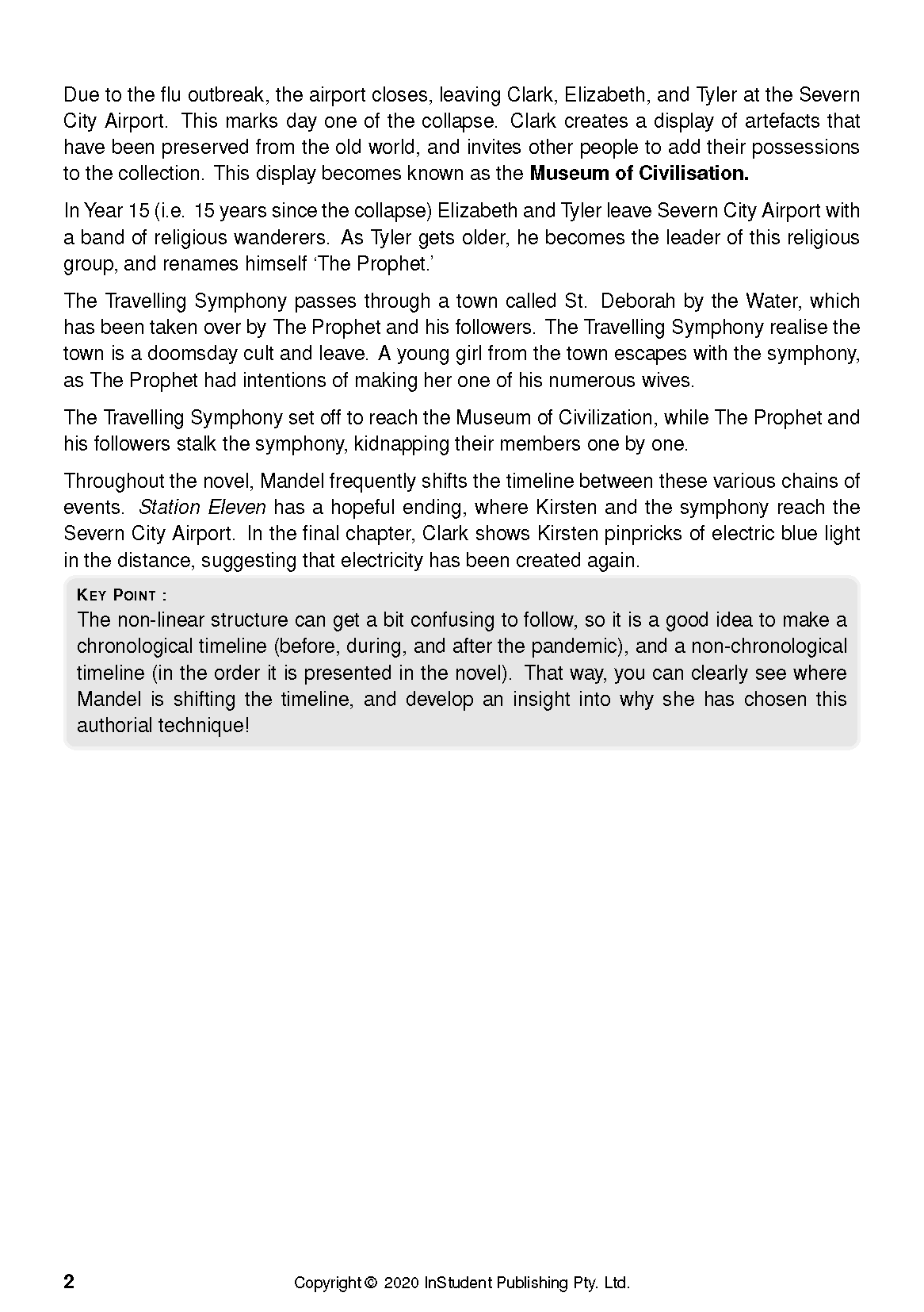 ATAR Notes Text Guide: Station Eleven by Emily St. John Mandel - Image 7
