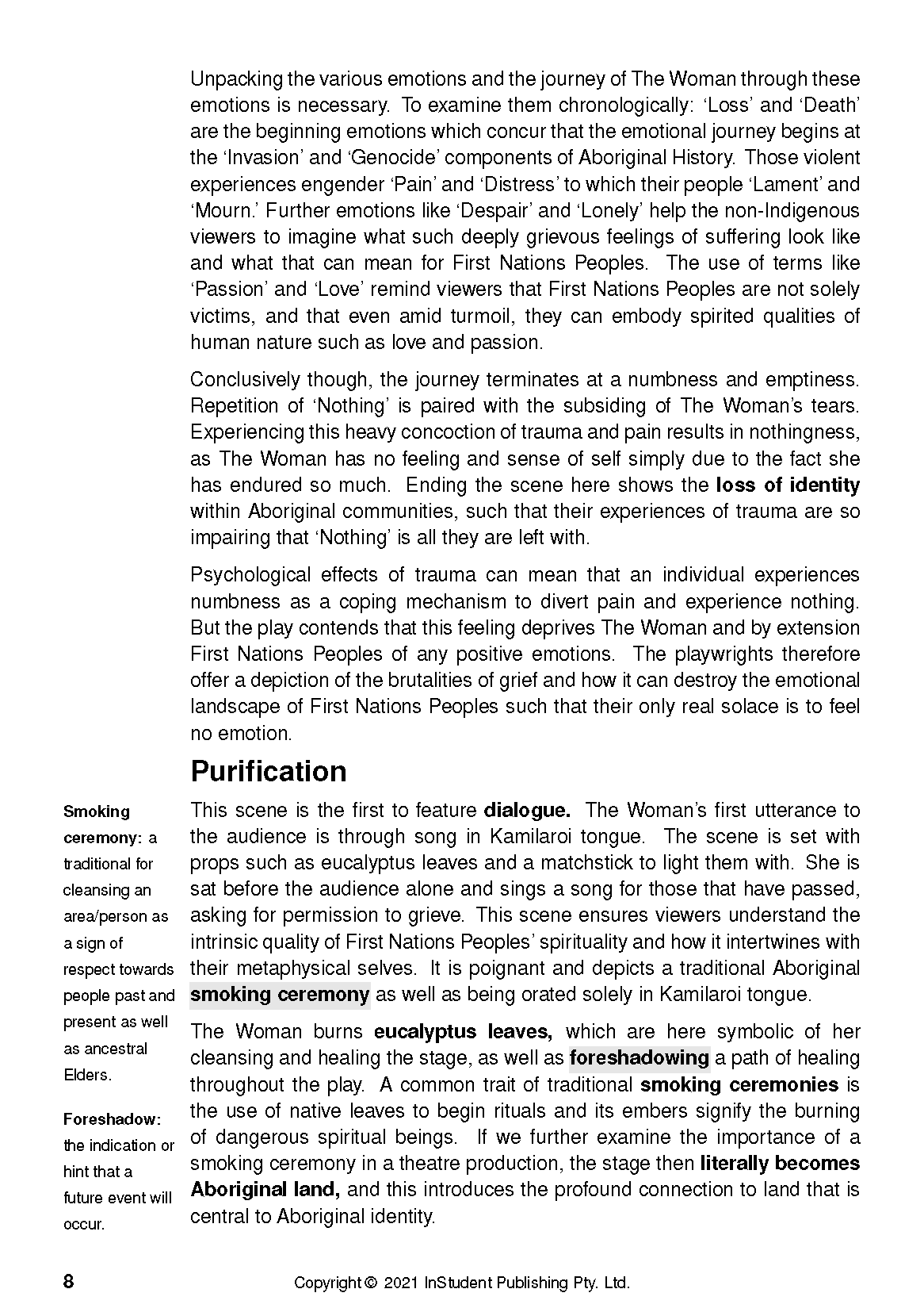 ATAR Notes Text Guide: The 7 Stages of Grieving by Wesley Enoch and Deborah Mailman - Image 12
