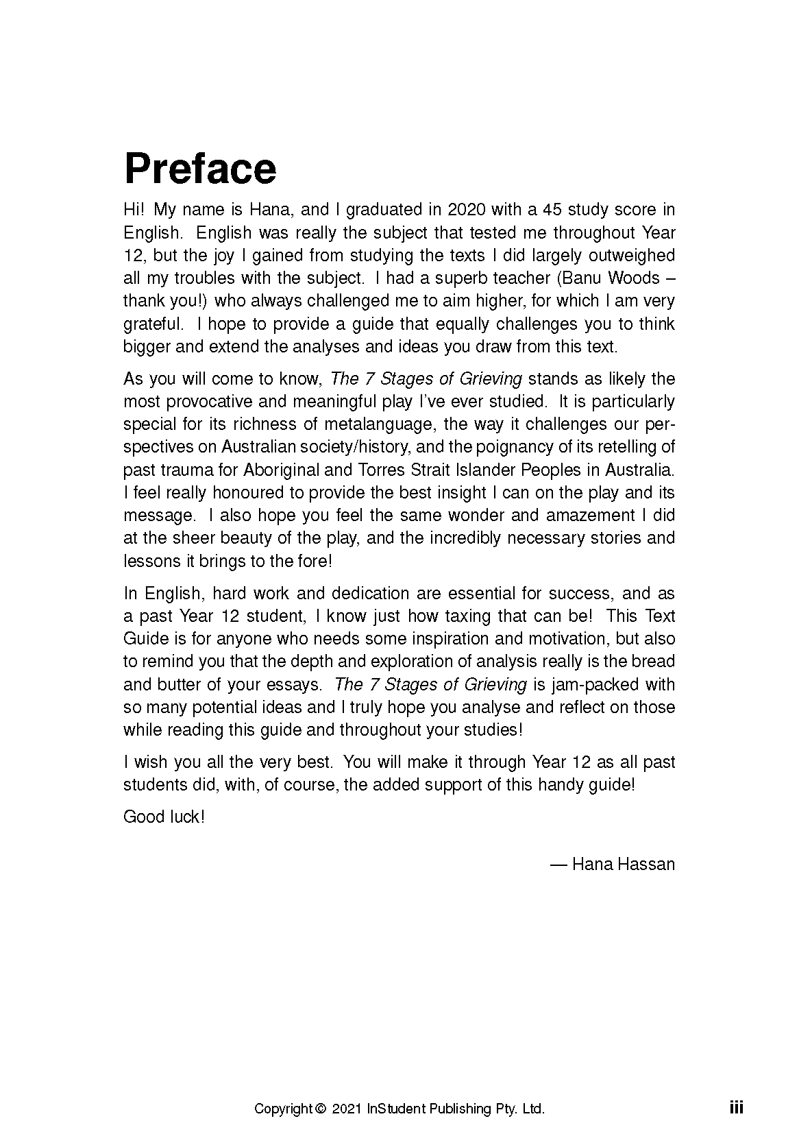 ATAR Notes Text Guide: The 7 Stages of Grieving by Wesley Enoch and Deborah Mailman - Image 2