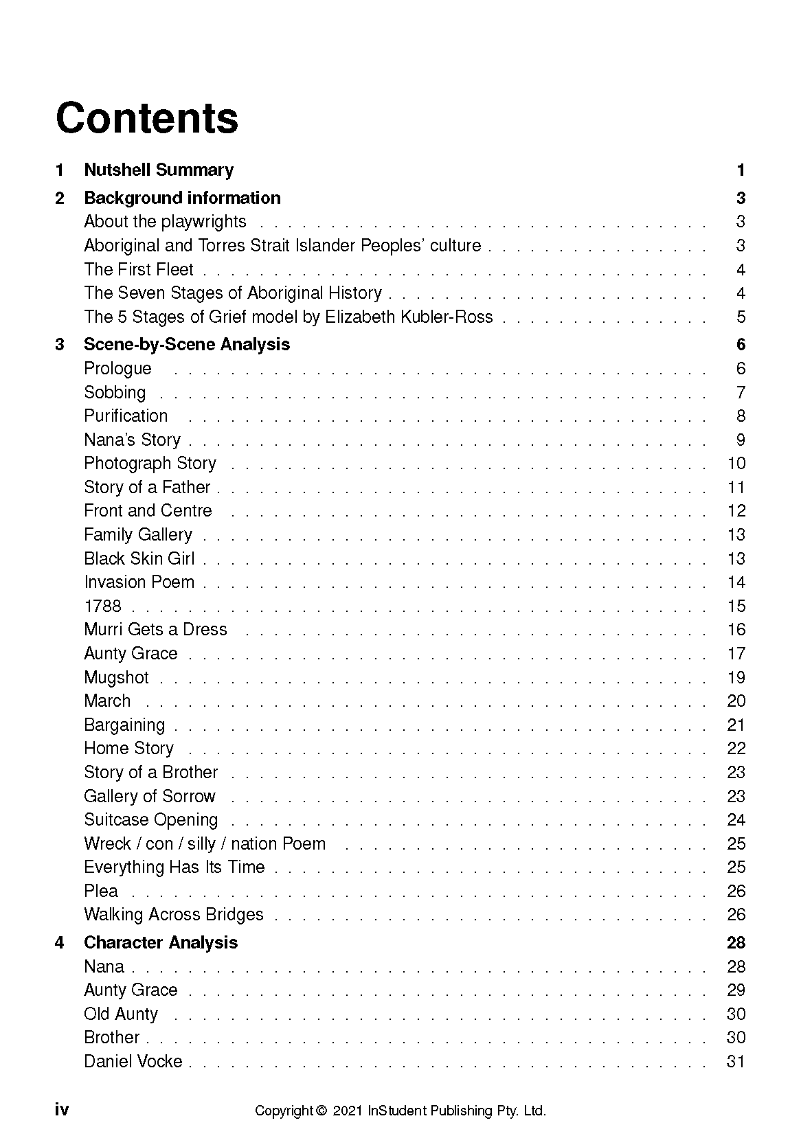 ATAR Notes Text Guide: The 7 Stages of Grieving by Wesley Enoch and Deborah Mailman - Image 3