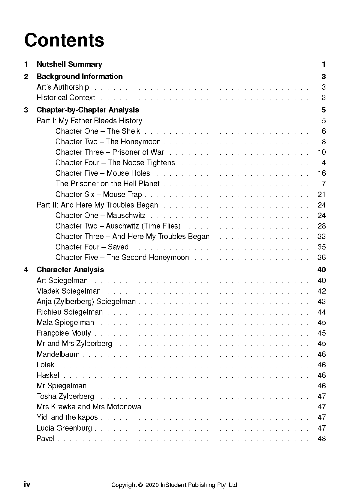ATAR Notes Text Guide: The Complete Maus by Art Spiegelman - Image 3