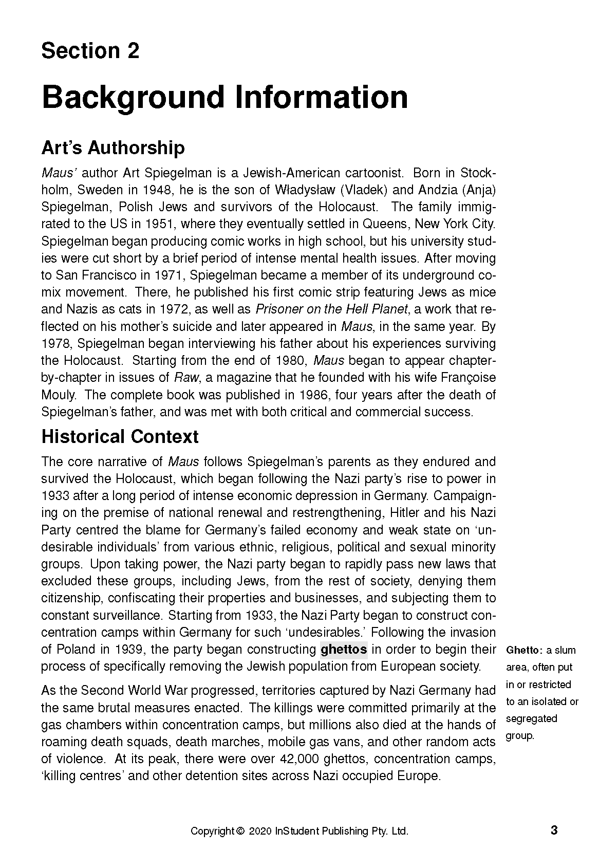 ATAR Notes Text Guide: The Complete Maus by Art Spiegelman - Image 7