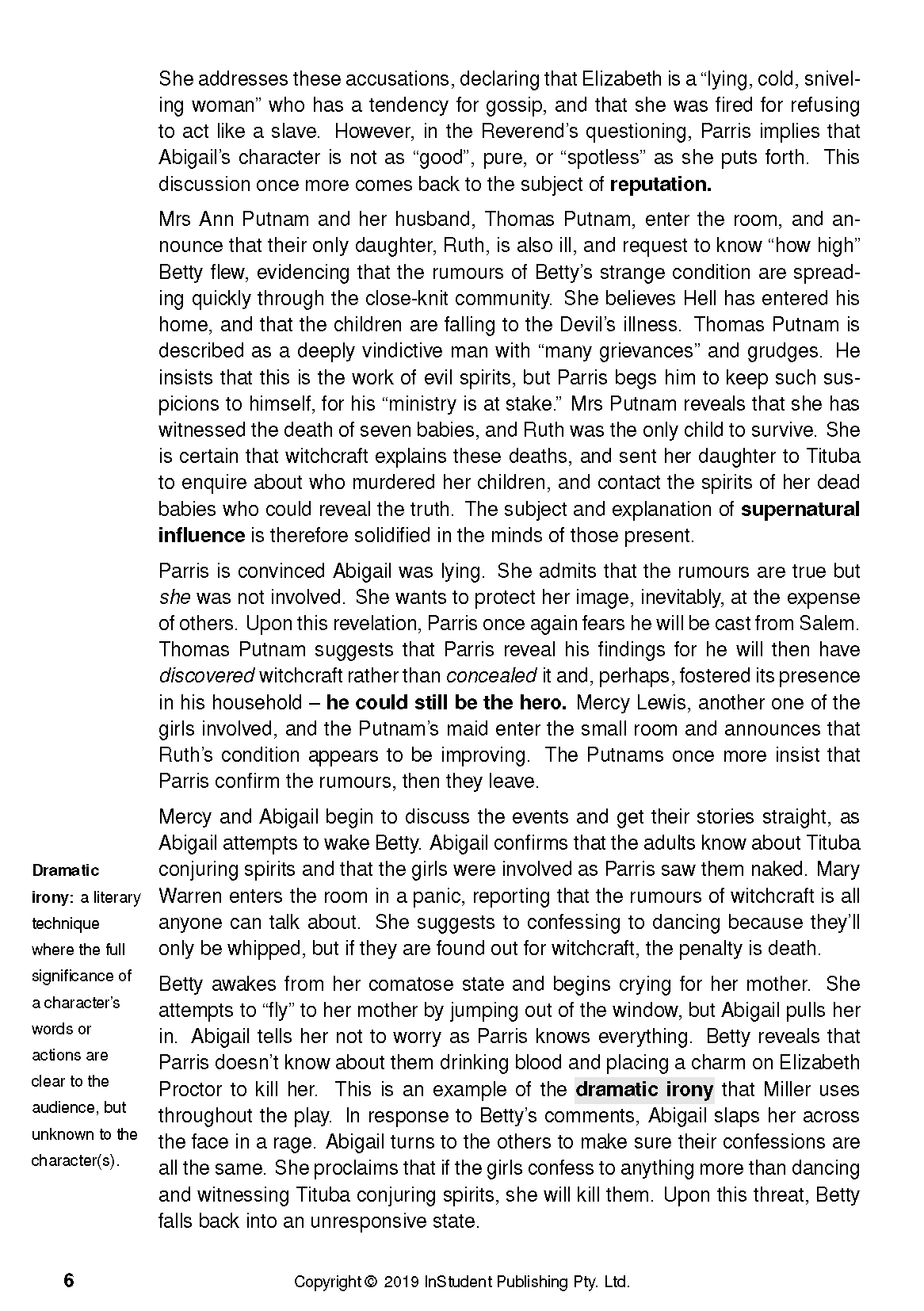 ATAR Notes Text Guide: The Crucible by Arthur Miller - Image 10