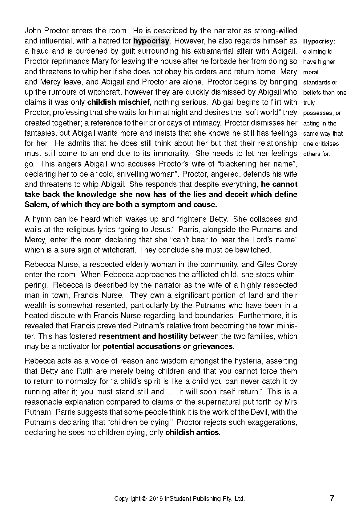 ATAR Notes Text Guide: The Crucible by Arthur Miller - Image 11