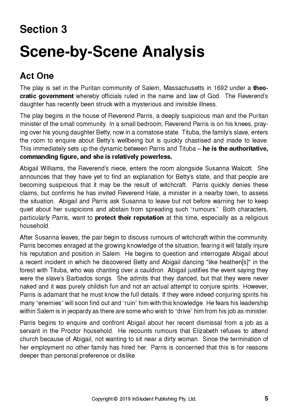 ATAR Notes Text Guide: The Crucible by Arthur Miller - Image 9