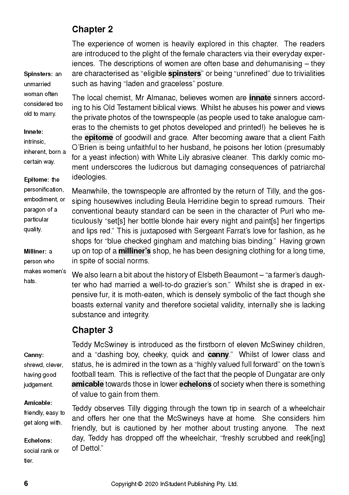 ATAR Notes Text Guide: The Dressmaker by Rosalie Ham - Image 11