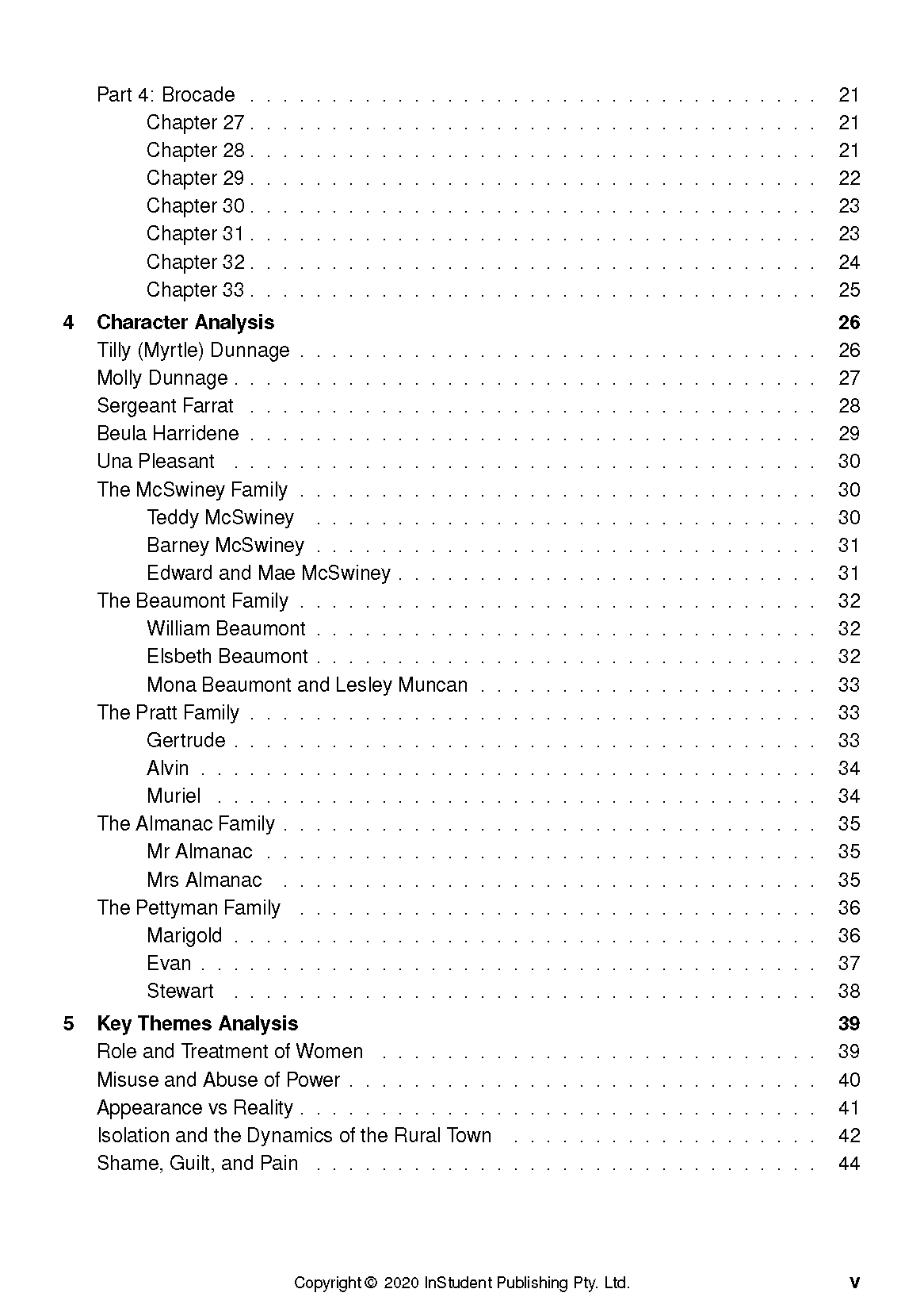 ATAR Notes Text Guide: The Dressmaker by Rosalie Ham - Image 4