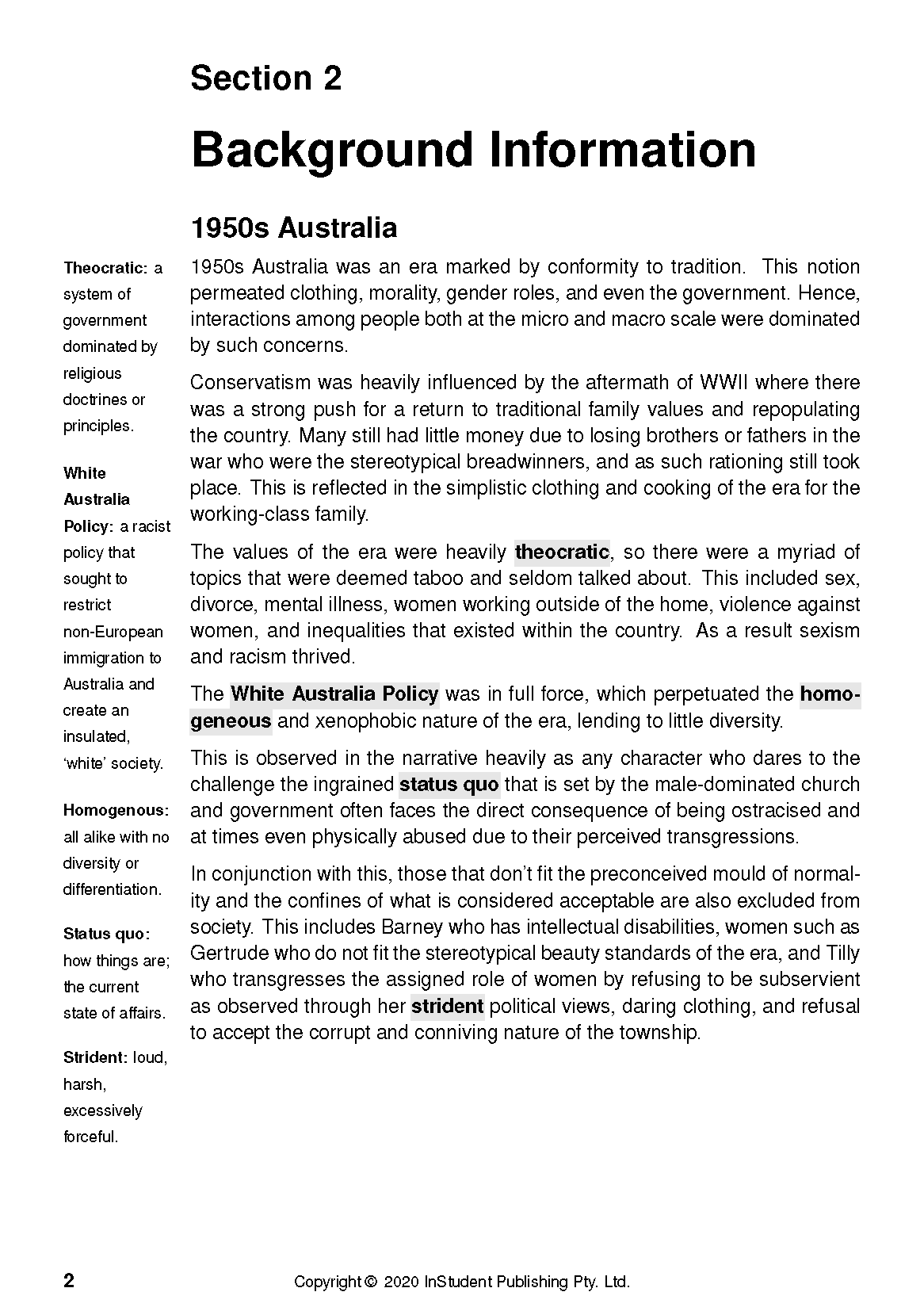 ATAR Notes Text Guide: The Dressmaker by Rosalie Ham - Image 7