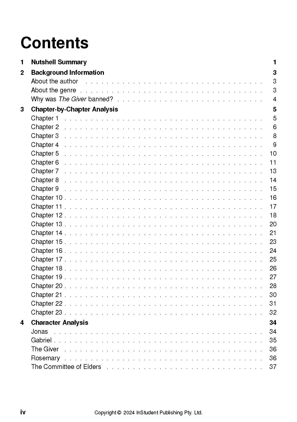 ATAR Notes Text Guide: The Giver by Lois Lowry - Image 3