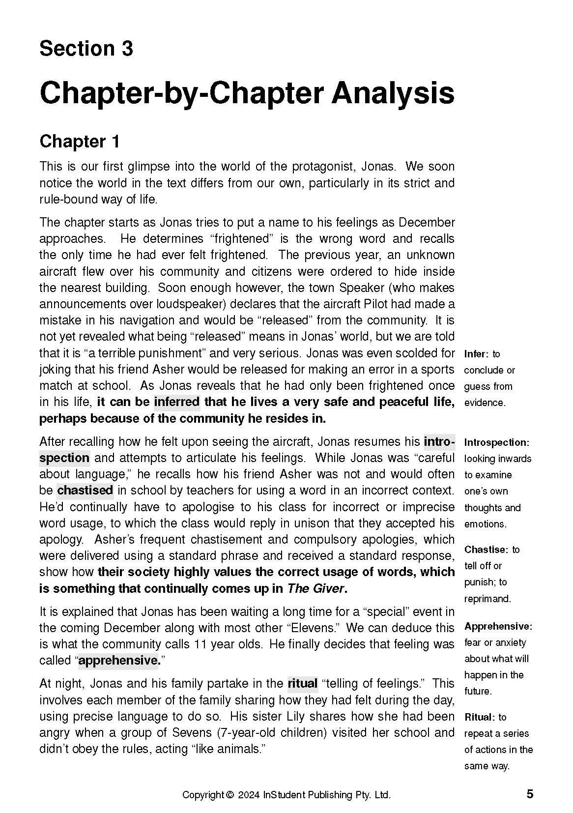ATAR Notes Text Guide: The Giver by Lois Lowry - Image 9