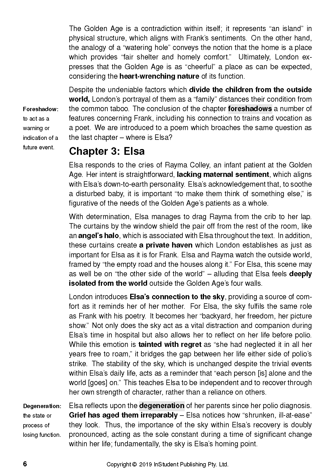 ATAR Notes Text Guide: The Golden Age by Joan London - Image 11