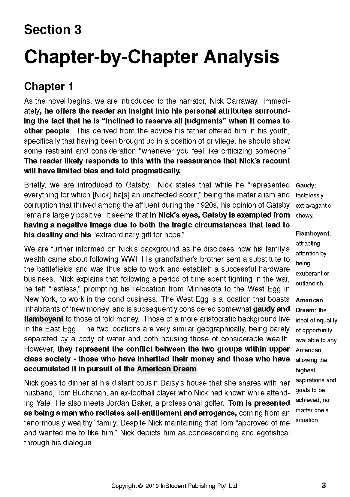 ATAR Notes Text Guide: The Great Gatsby by F Scott Fitzgerald - Image 7