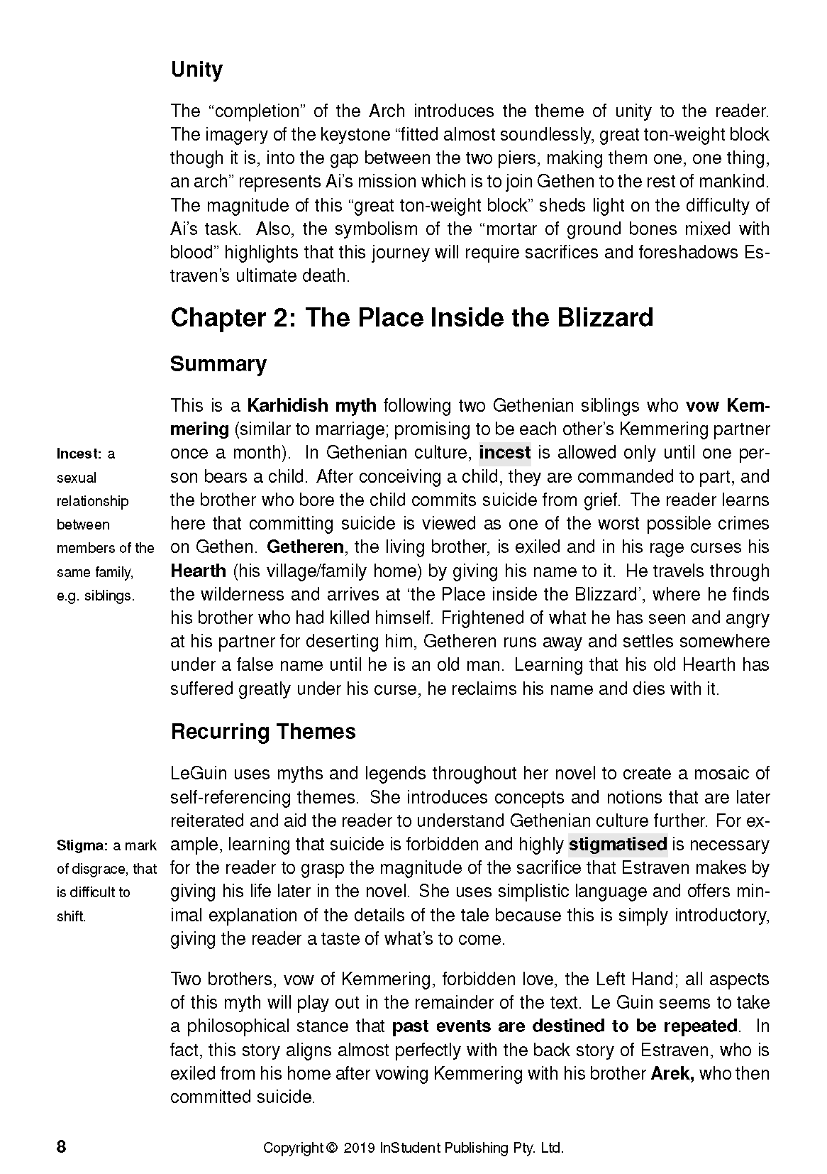 ATAR Notes Text Guide: The Left Hand of Darkness by Ursula Le Guin - Image 12