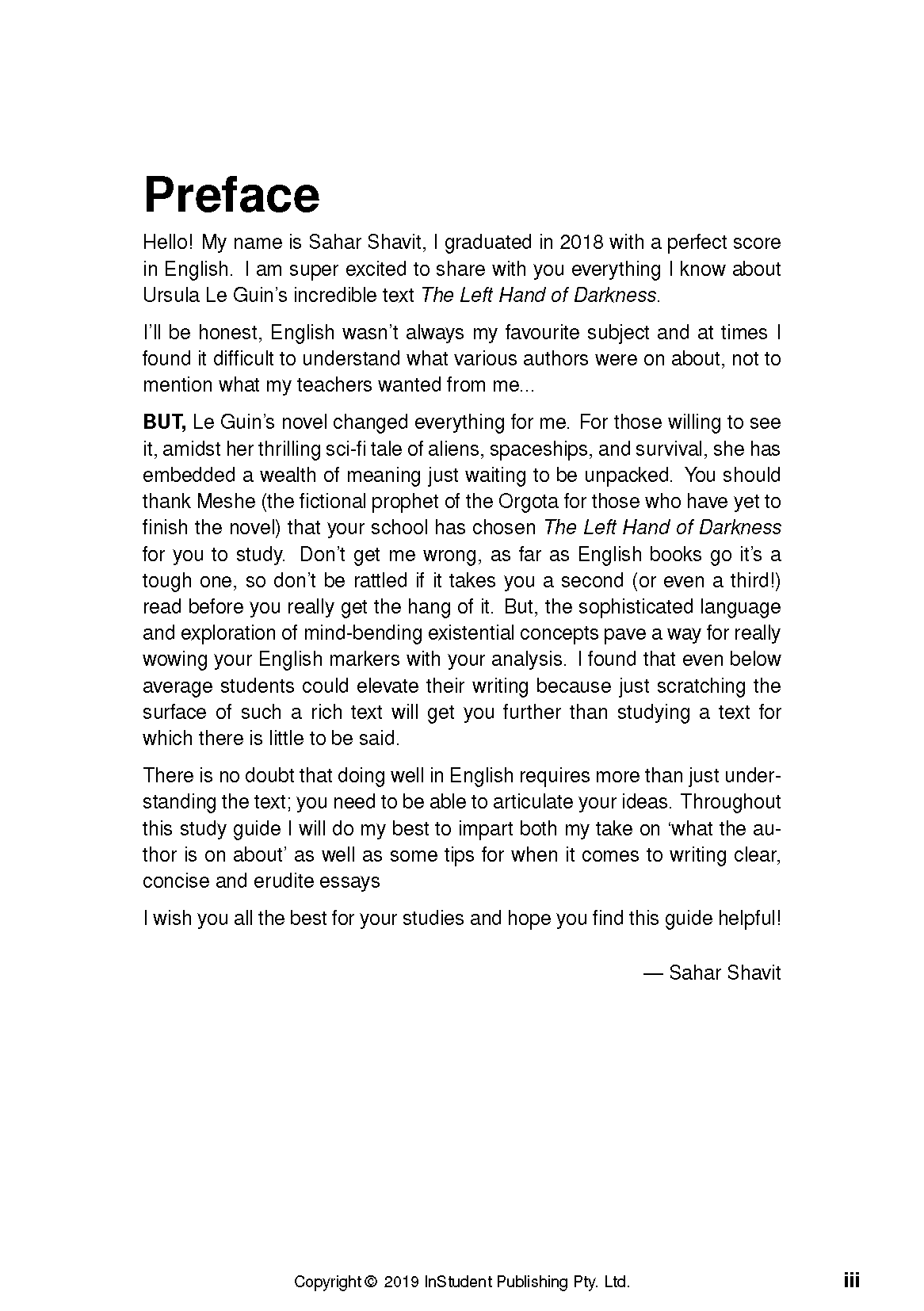 ATAR Notes Text Guide: The Left Hand of Darkness by Ursula Le Guin - Image 2