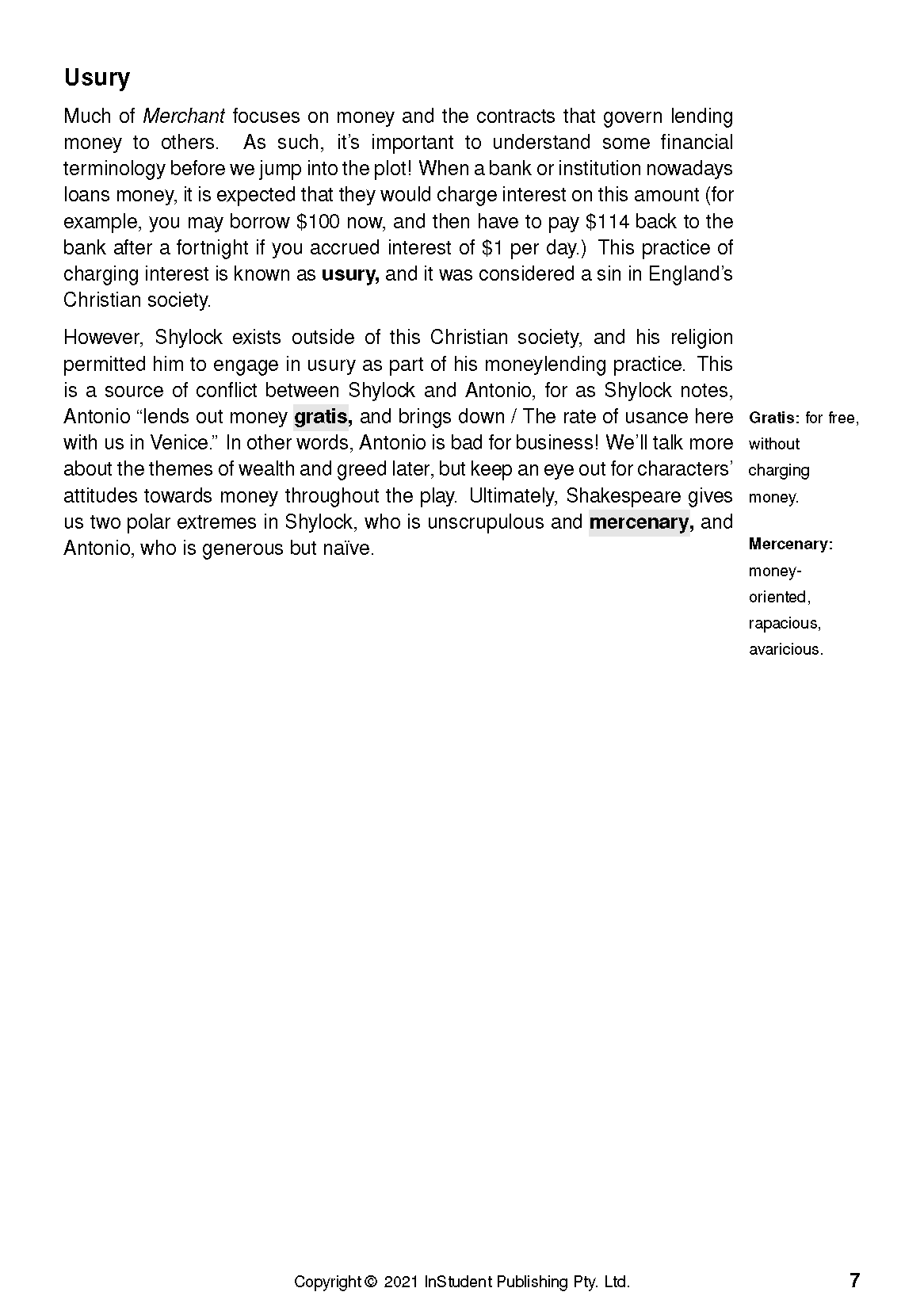 ATAR Notes Text Guide: The Merchant of Venice by William Shakespeare - Image 11