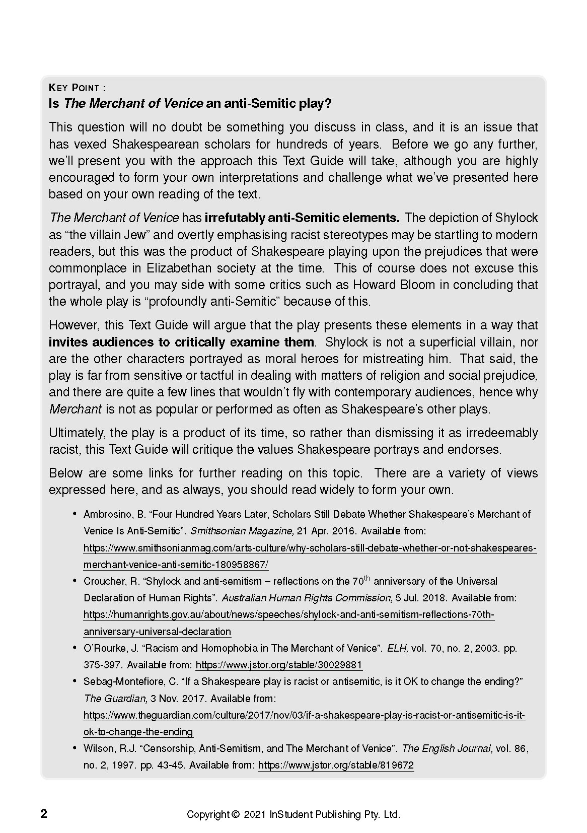ATAR Notes Text Guide: The Merchant of Venice by William Shakespeare - Image 6