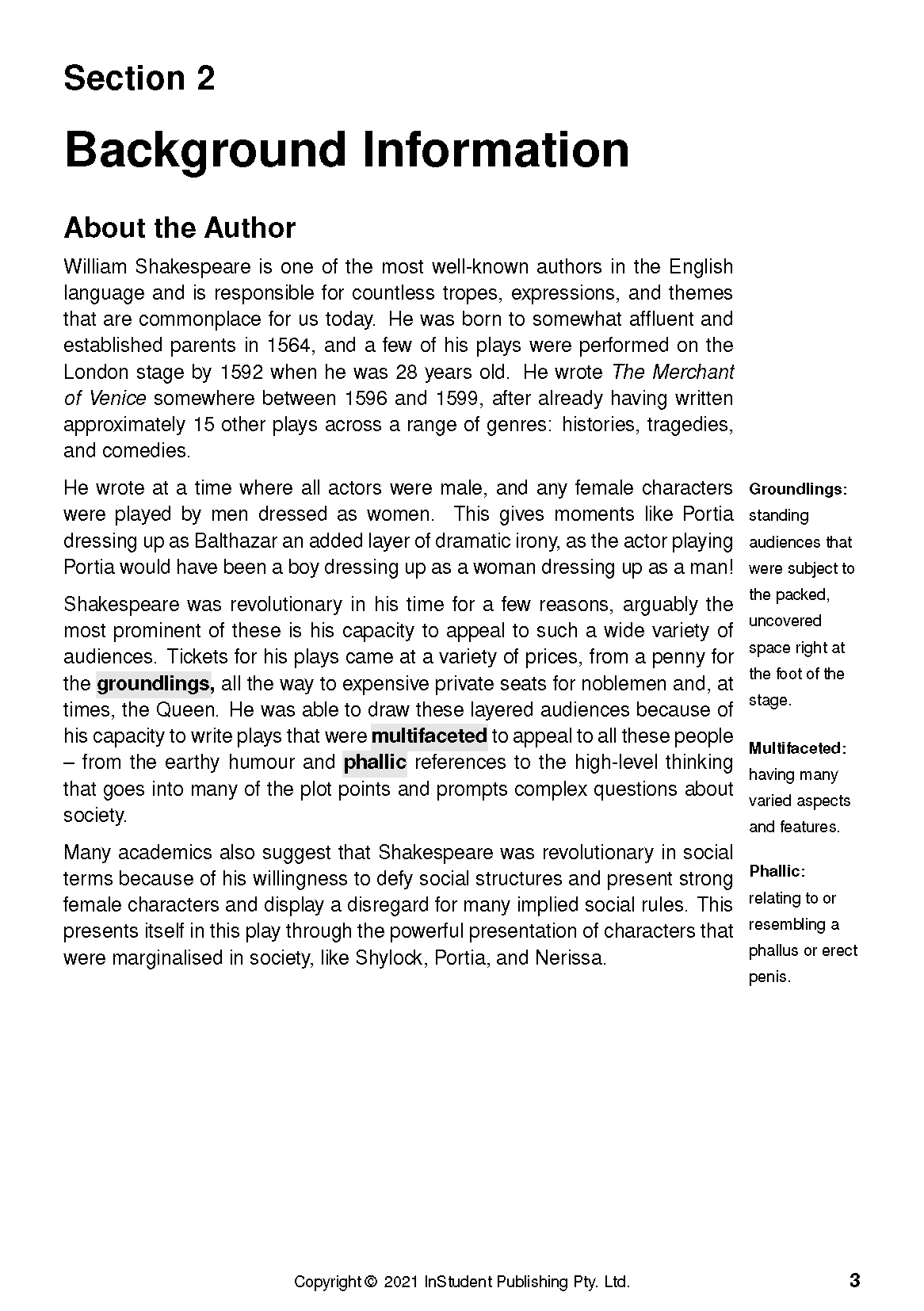 ATAR Notes Text Guide: The Merchant of Venice by William Shakespeare - Image 7