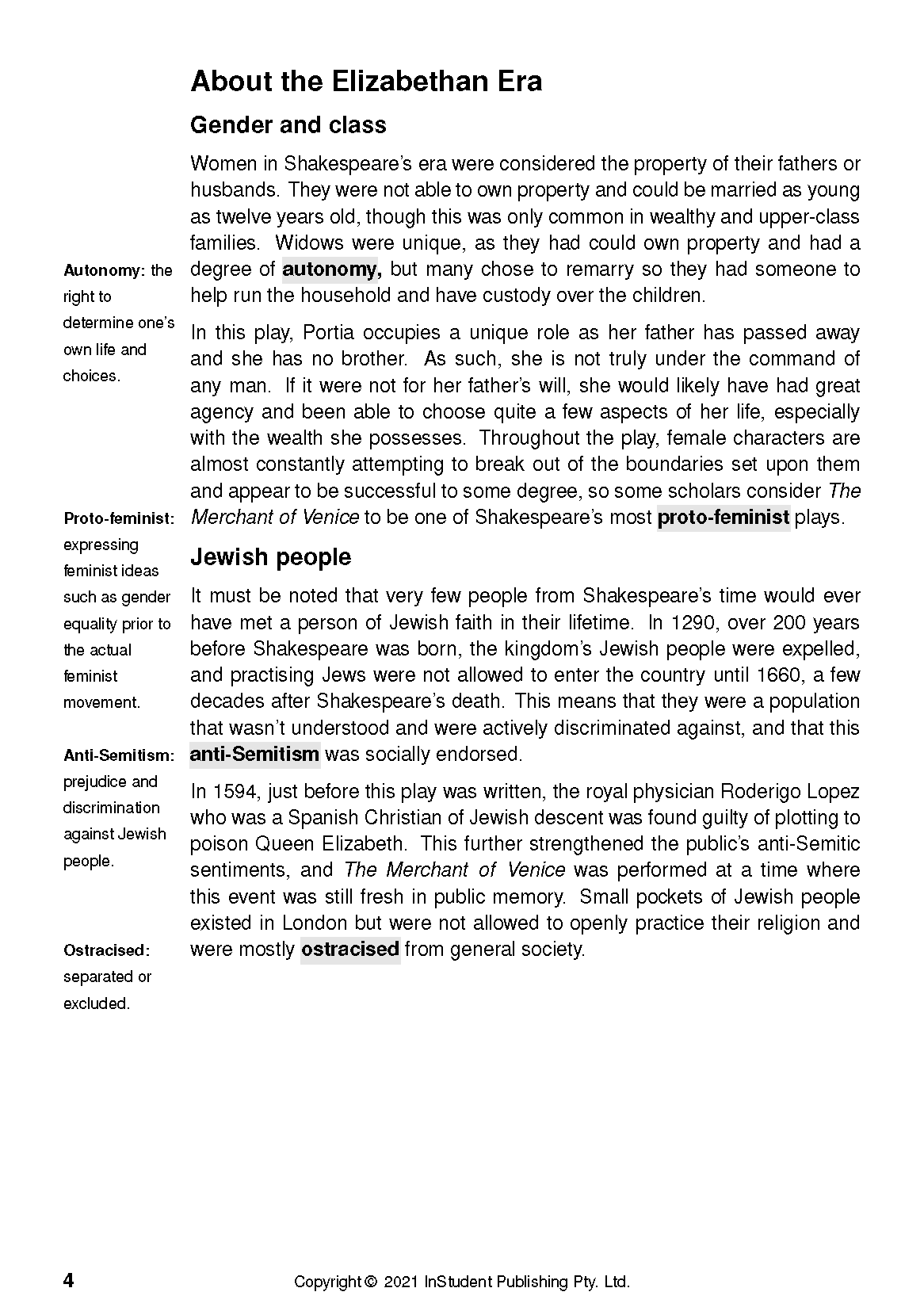 ATAR Notes Text Guide: The Merchant of Venice by William Shakespeare - Image 8