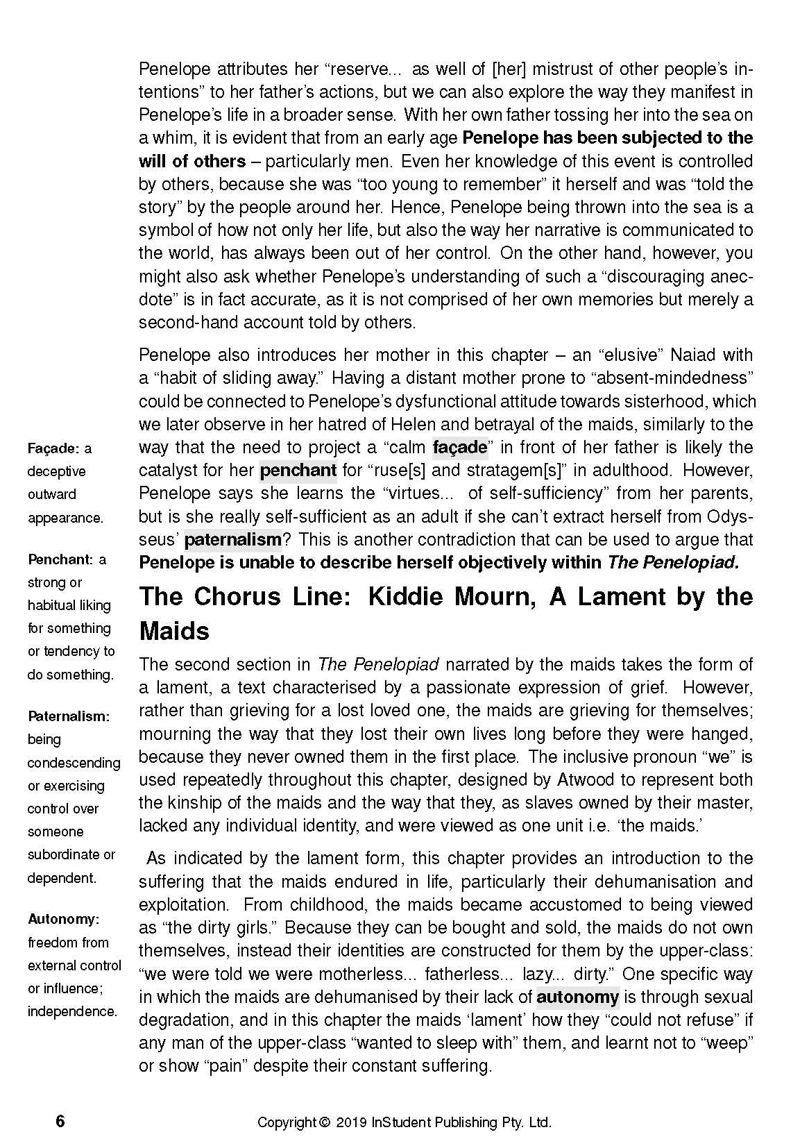 ATAR Notes Text Guide: The Penelopiad by Margaret Atwood - Image 10