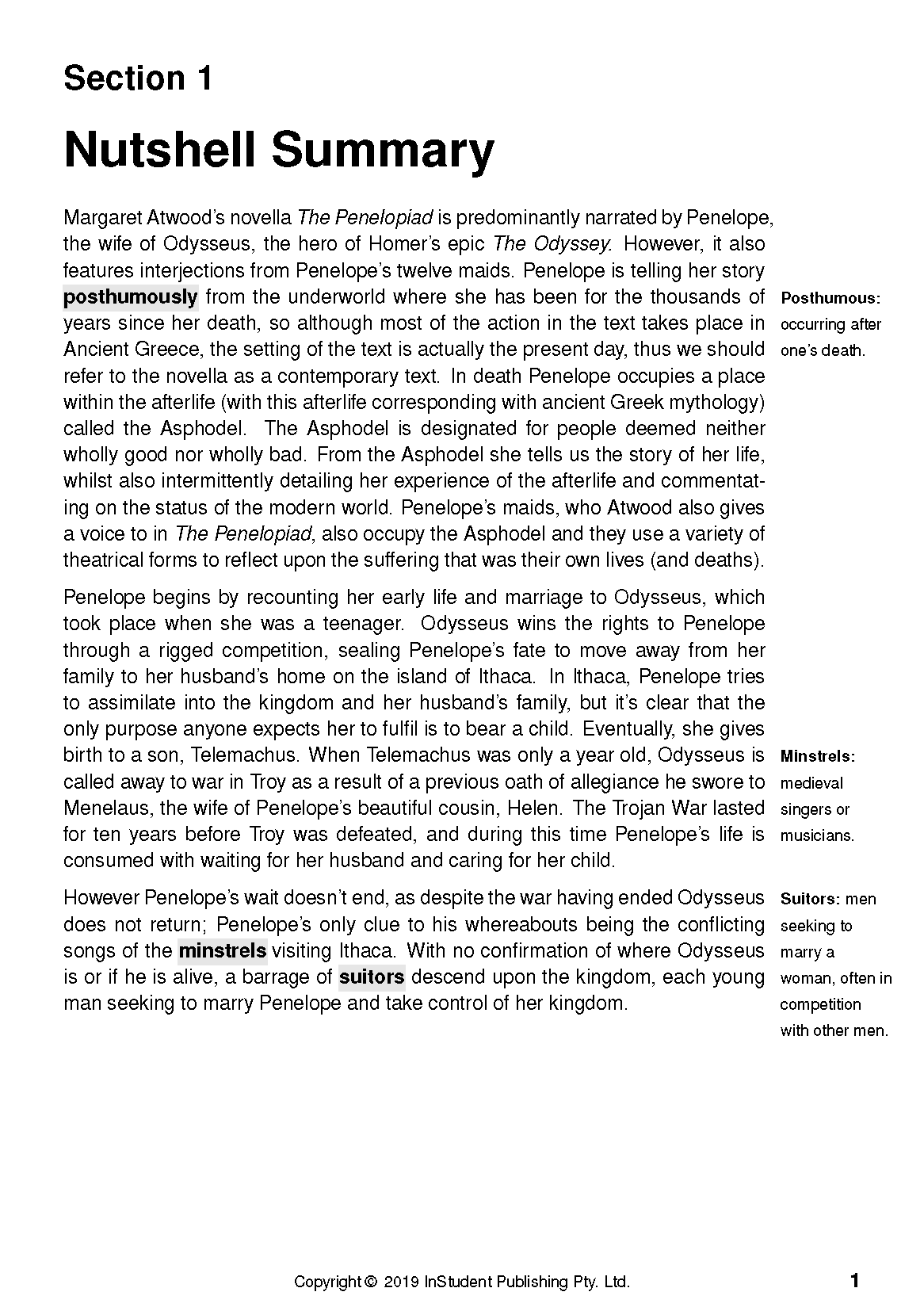 ATAR Notes Text Guide: The Penelopiad by Margaret Atwood - Image 5