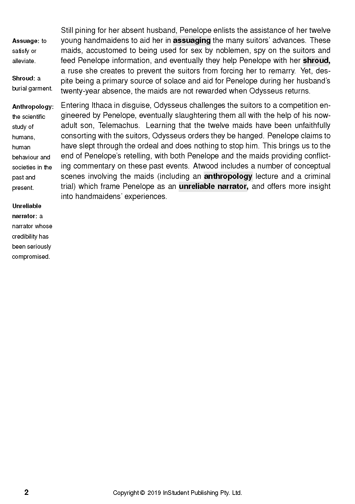 ATAR Notes Text Guide: The Penelopiad by Margaret Atwood - Image 6