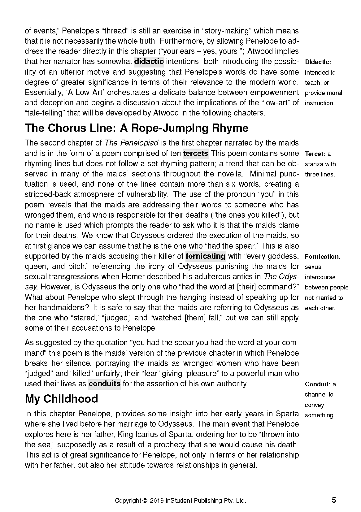 ATAR Notes Text Guide: The Penelopiad by Margaret Atwood - Image 9
