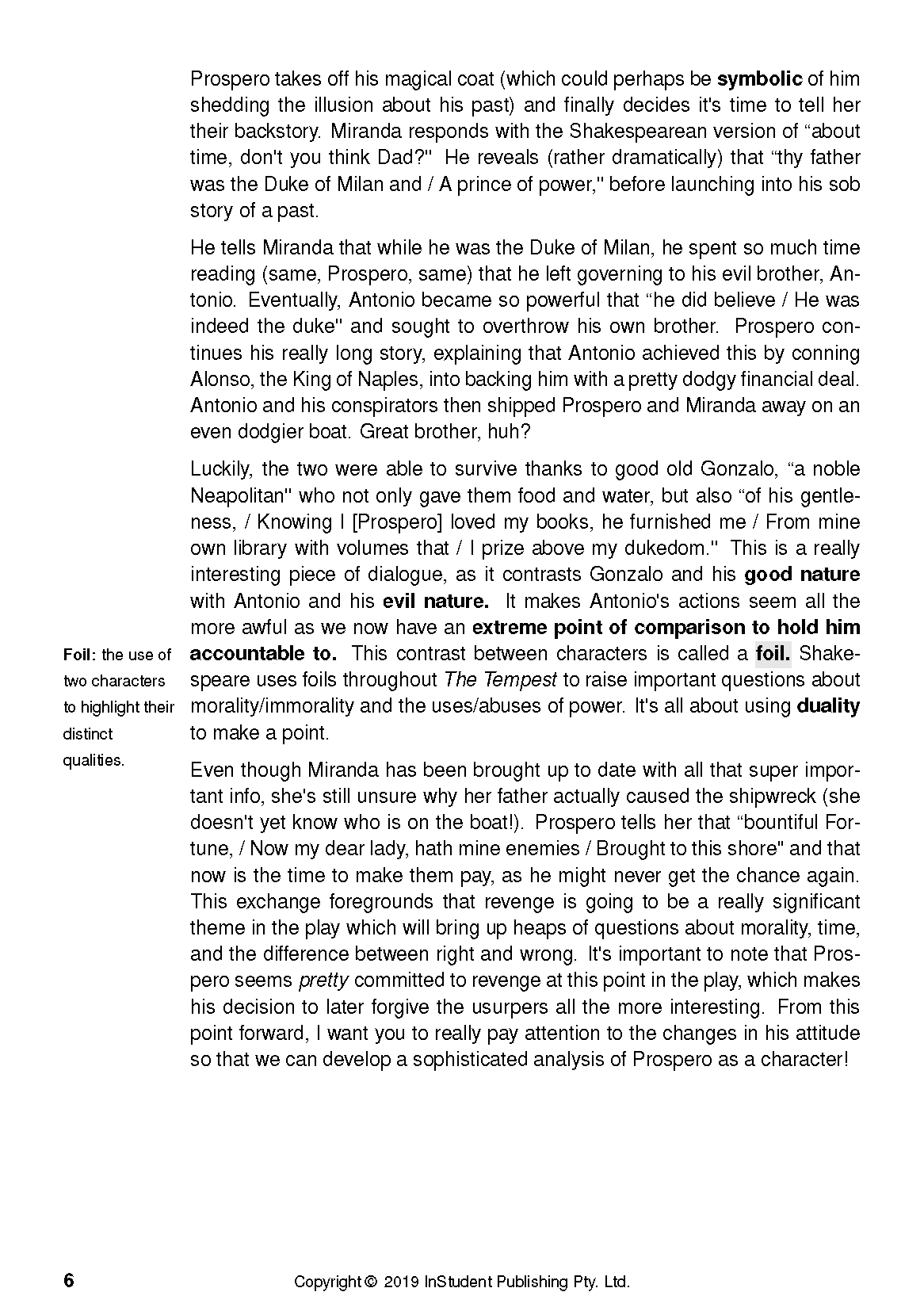 ATAR Notes Text Guide: The Tempest by William Shakespeare - Image 10
