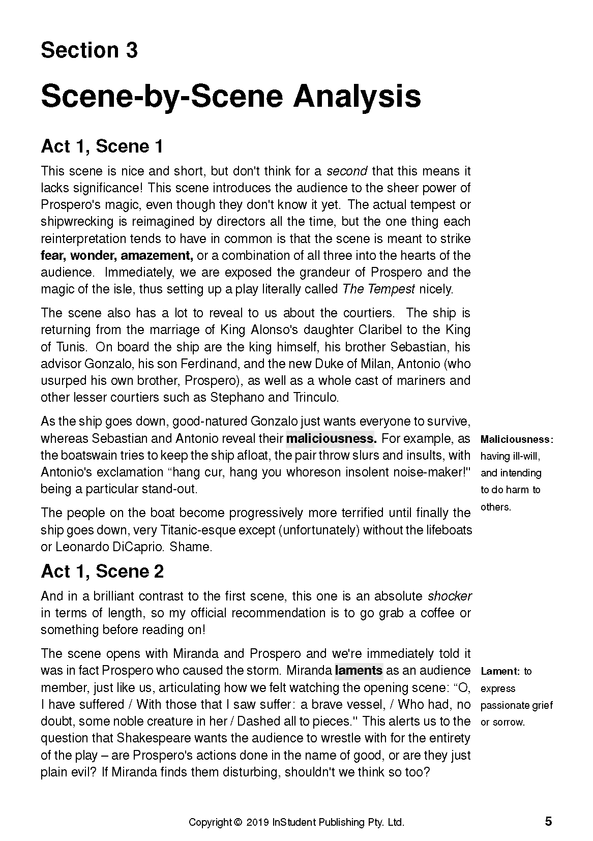 ATAR Notes Text Guide: The Tempest by William Shakespeare - Image 9